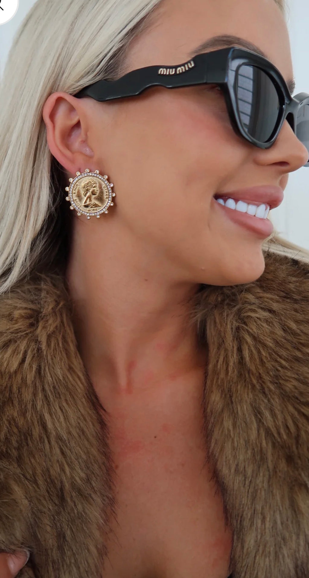 Love Each Other More Coin Earrings by Chansutt Pearls (Ships 2-3 weeks) - BFF Here