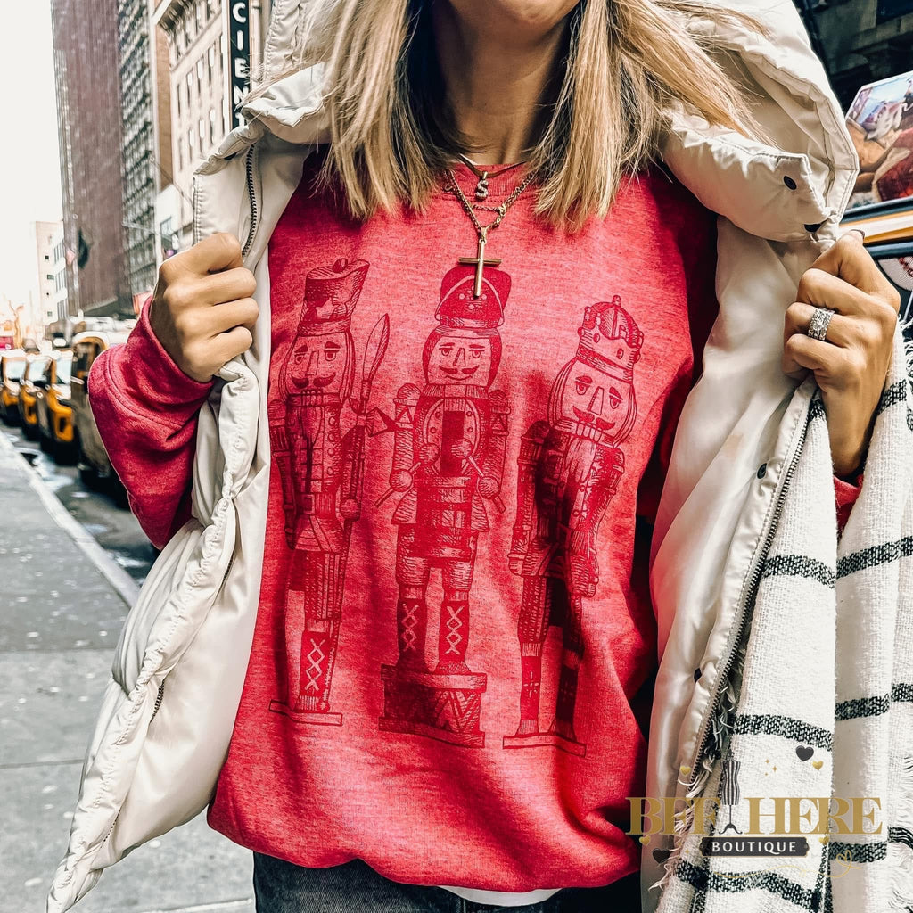 Monochrome Nutcracker Sweatshirt - BFF Here