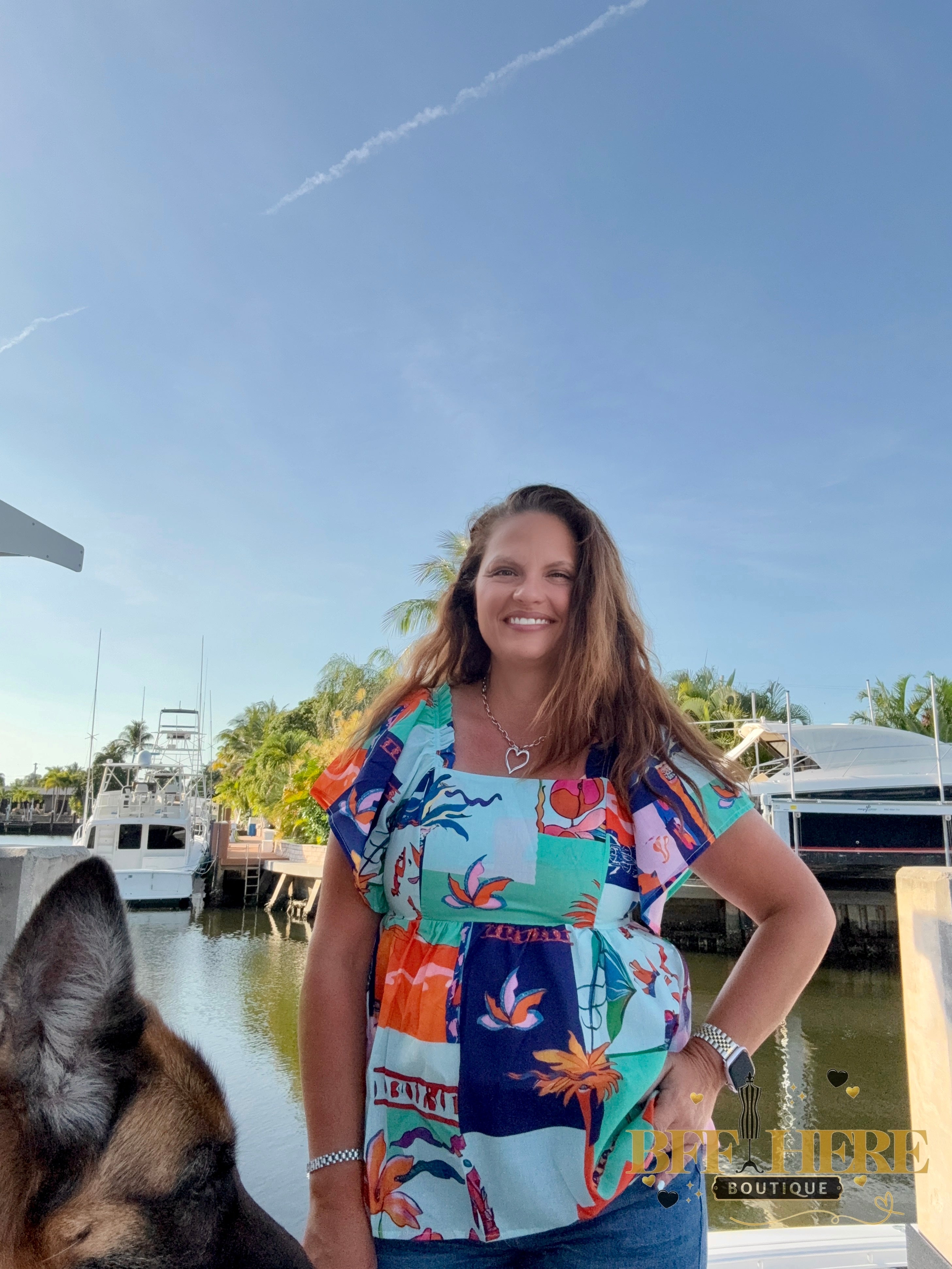 Island Time Vibes Top - BFF Here