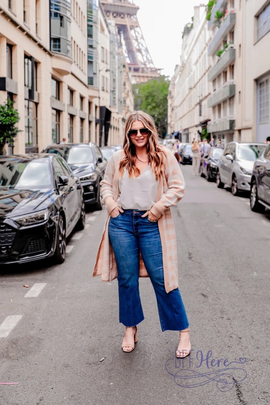 Rain Check Checkered Cardigan - BFF Here