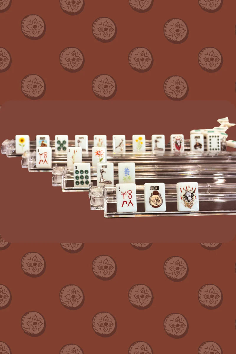 Wild West Mahjong Racks ONLY (SET OF 4) by Sterling Kreek - BFF Here