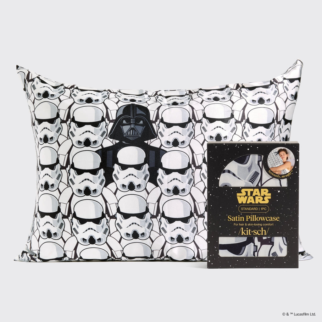 Star Wars™ & Kitsch Satin Pillowcase in Darth Vader & Stormtroopers (Ships Mid December)