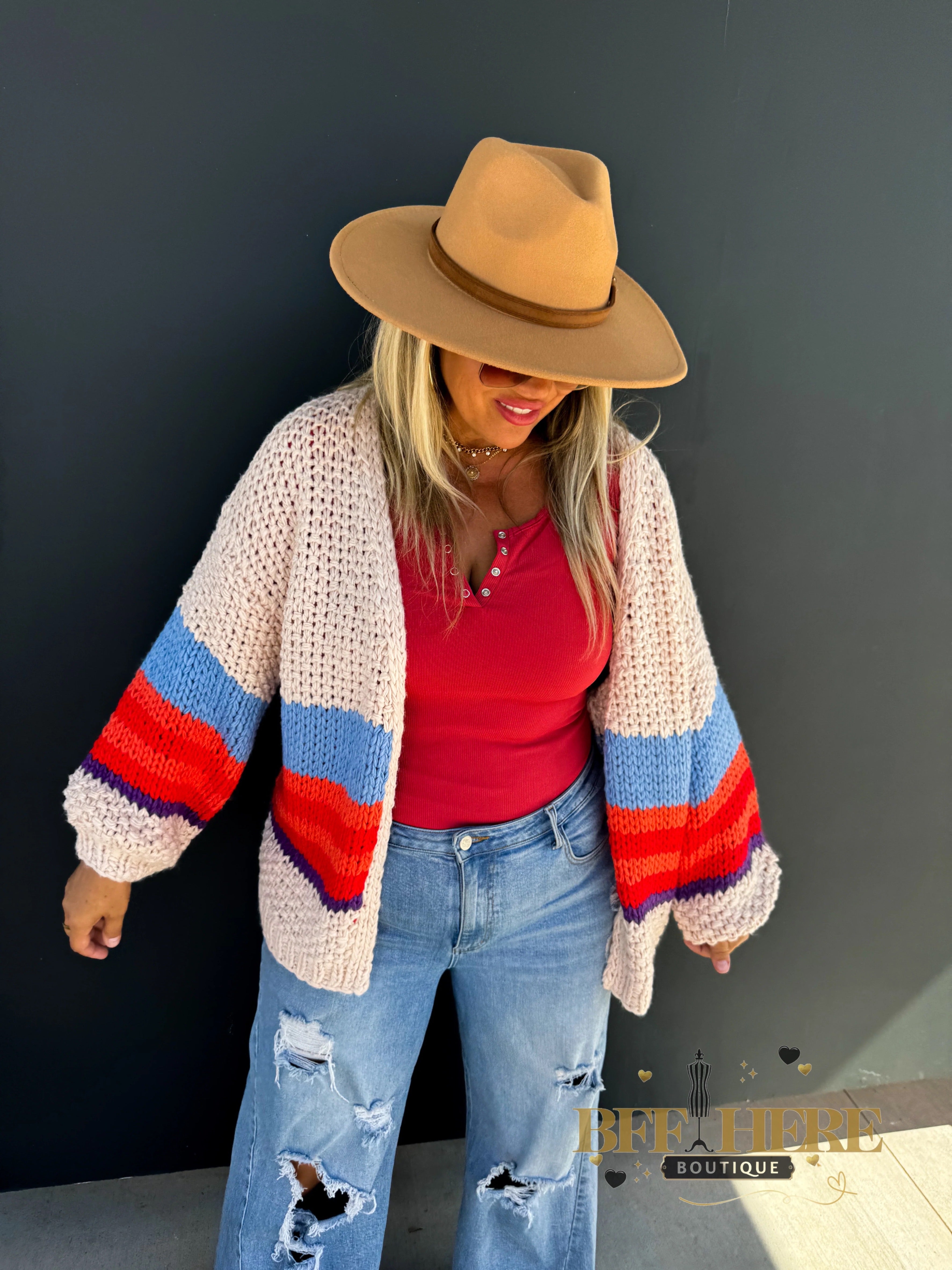 Fall Brooklyn Snap Henley Top / Choice of Color - BFF Here