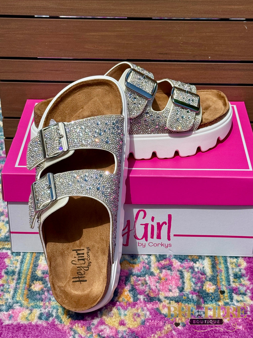 Rumor Has It - Clear Rhinestone by Corkys - BFF Here