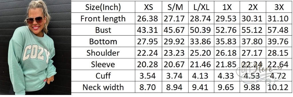 PREORDER: Sherpa Embroidered Sweatshirt by Blakeley (Ships End of September ) - BFF Here