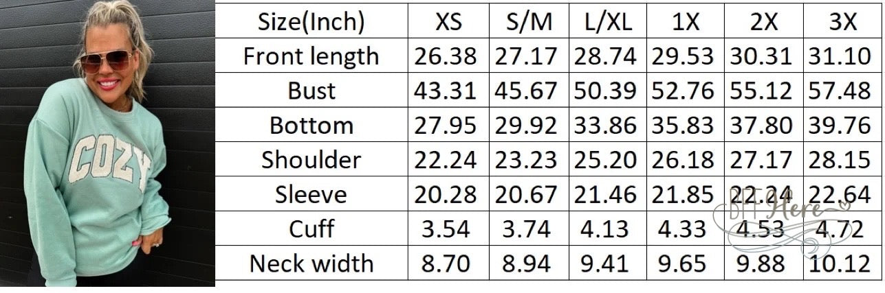 PREORDER: Sherpa Embroidered Sweatshirt by Blakeley (Ships End of September ) - BFF Here