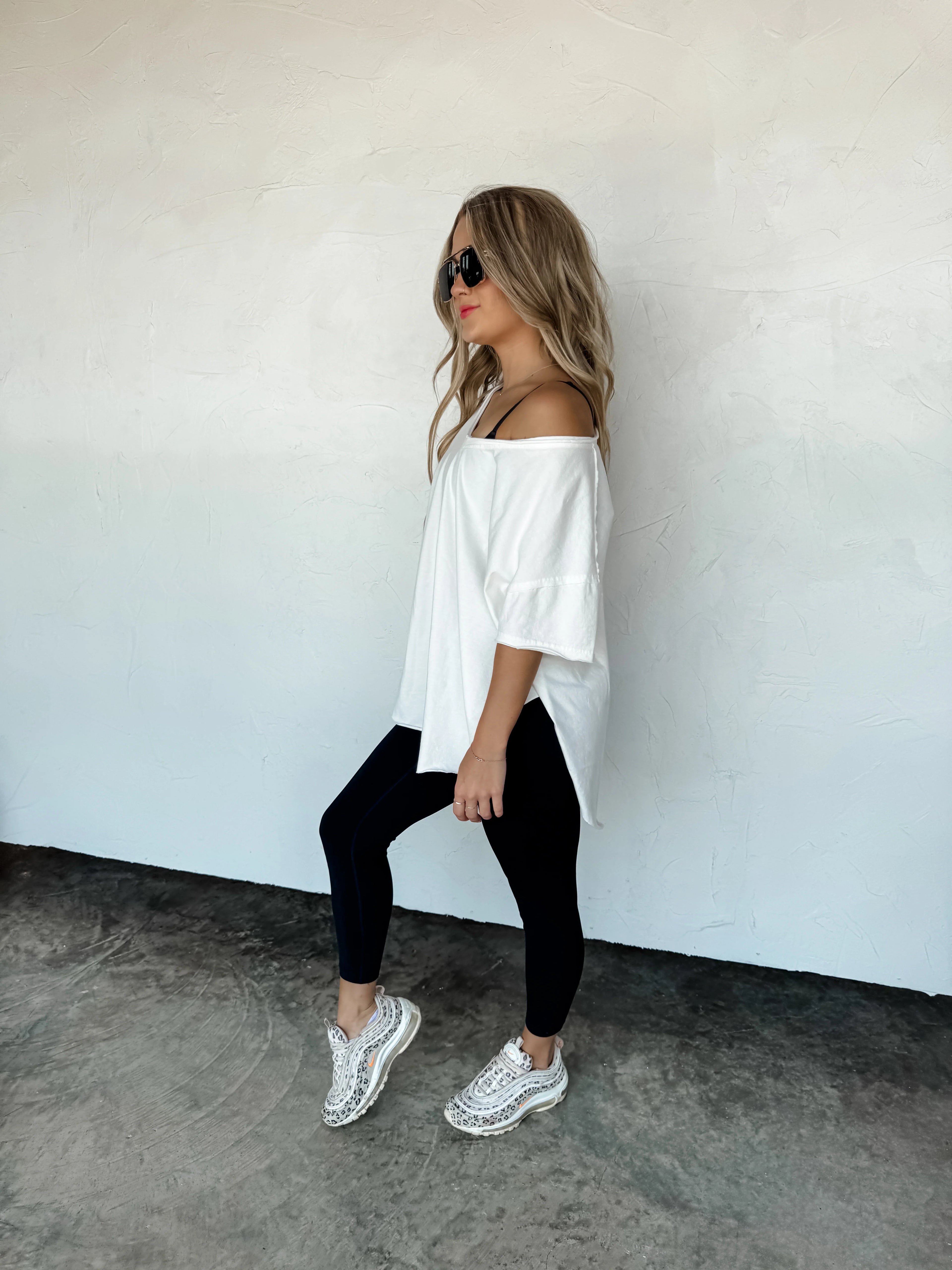 PREORDER: Joey V-Neck Washed Cotton Boyfriend Tee by Blakeley (ETA: Early December) - BFF Here