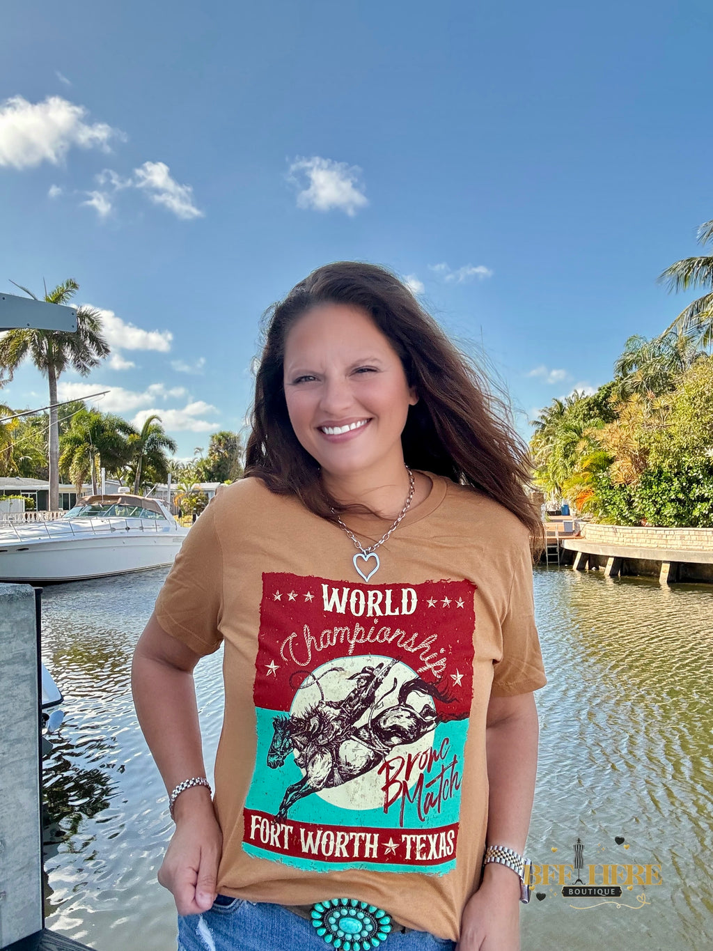 Bronc Match Tee - BFF Here
