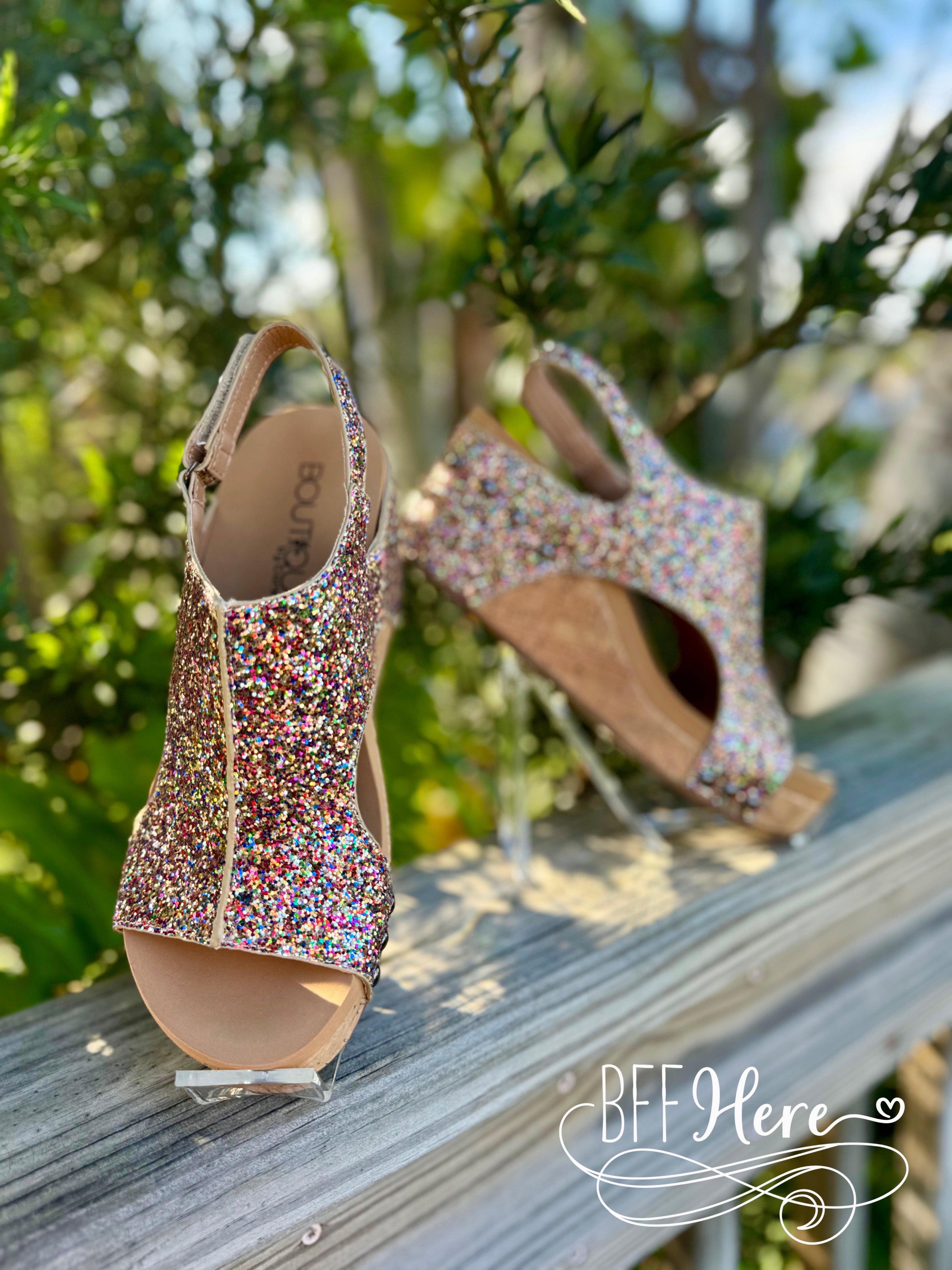 Carley - Confetti Glitter by Corkys - BFF Here