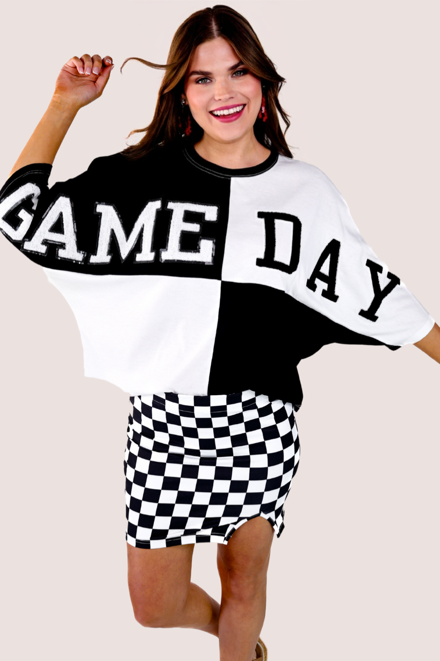 PREORDER: Huddle Up Color Block Top / Black by Jess Lea (ETA: July)