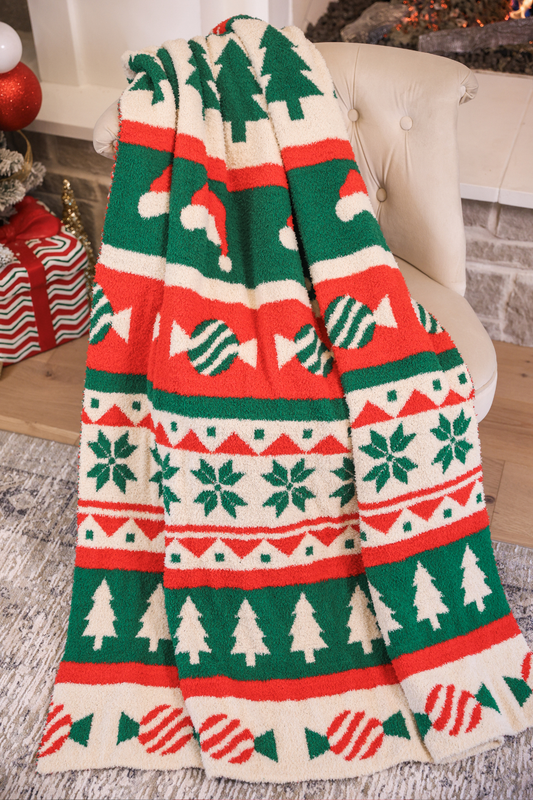 PREORDER - Cozy Christmas Nights Blanket by Jess Lea ( Ships Beginning of October) - BFF Here