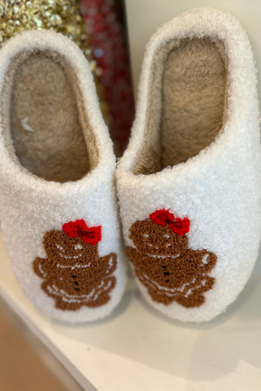 PREORDER-Gingerbread Girl Slippers by Jess Lea (Ships Beginning of October) - BFF Here