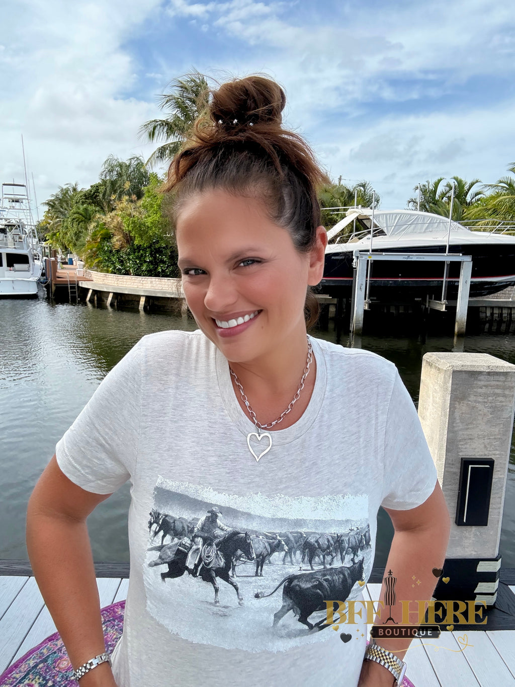 Cuttin' The Baldy Tee by Sterling Kreek - BFF Here