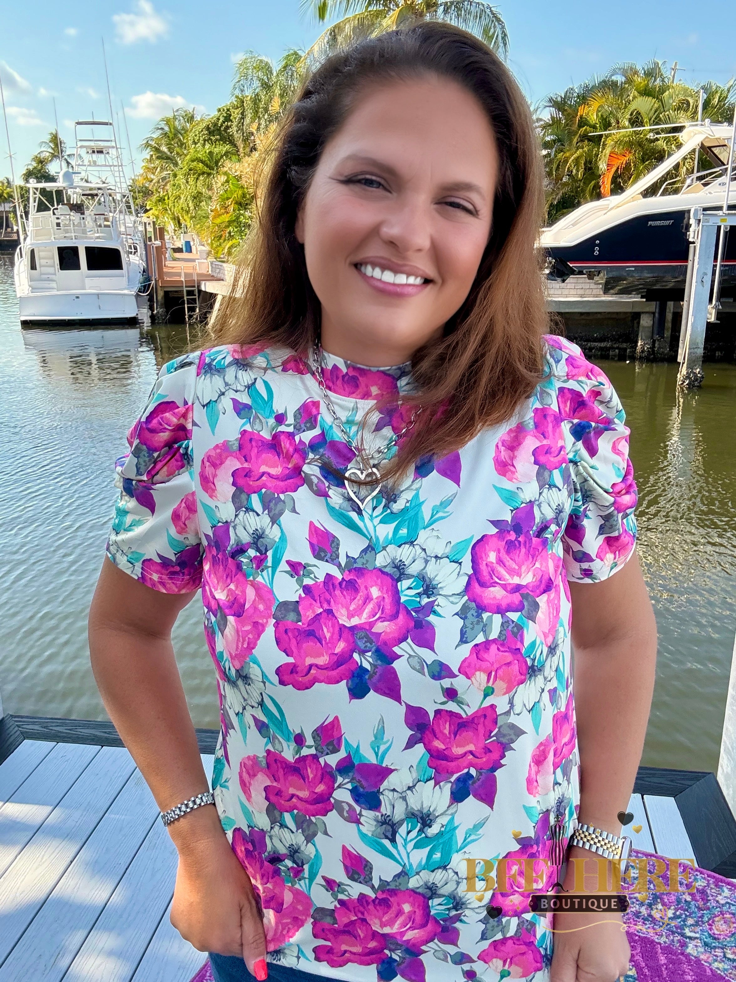 Life Is A Flower Top by Sterling Kreek - BFF Here