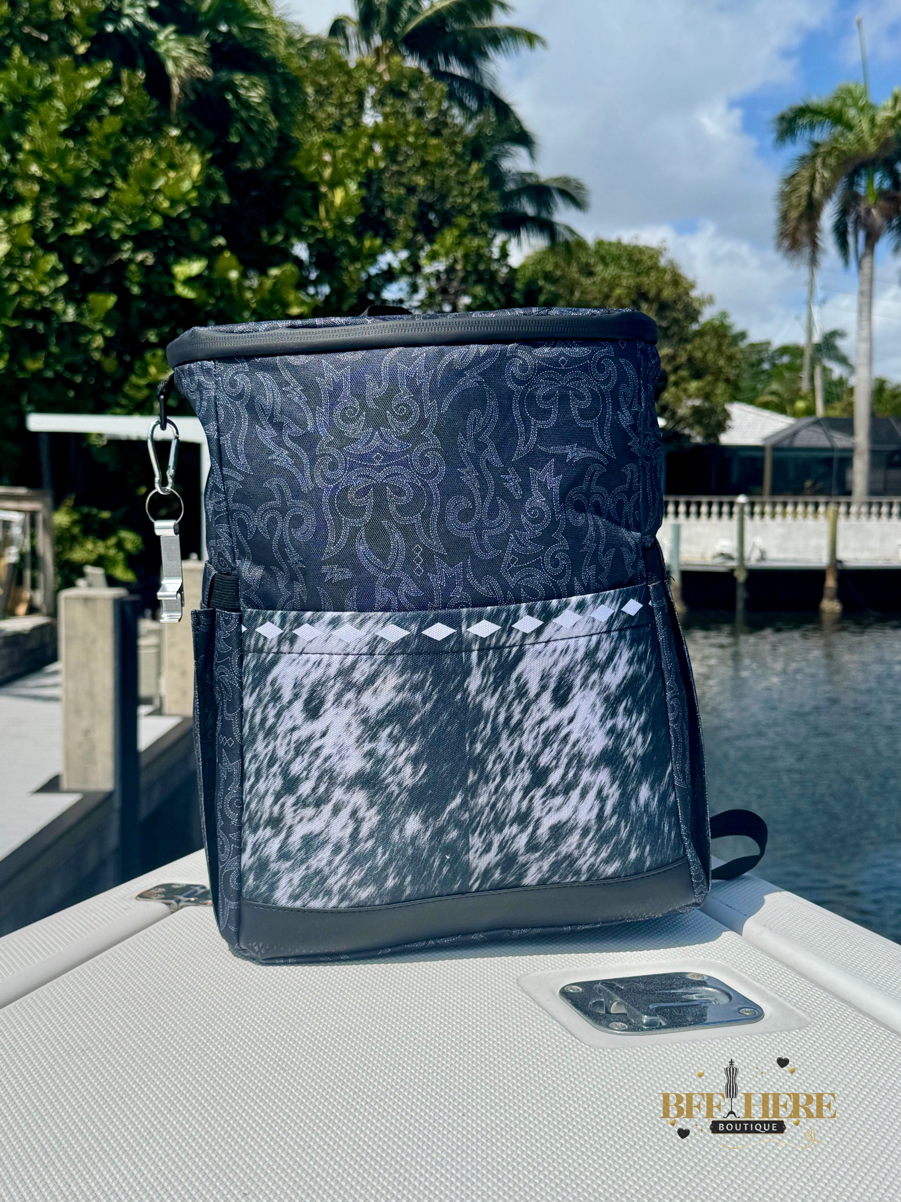 Meet Me At The Lake Backpack Cooler by Sterling Kreek - BFF Here