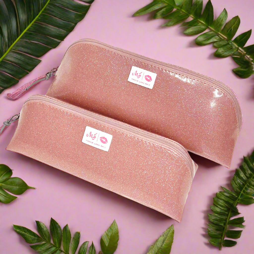 Glitter Ballerina Joey Pouch Bundle by Makeup Junkie Bags - BFF Here