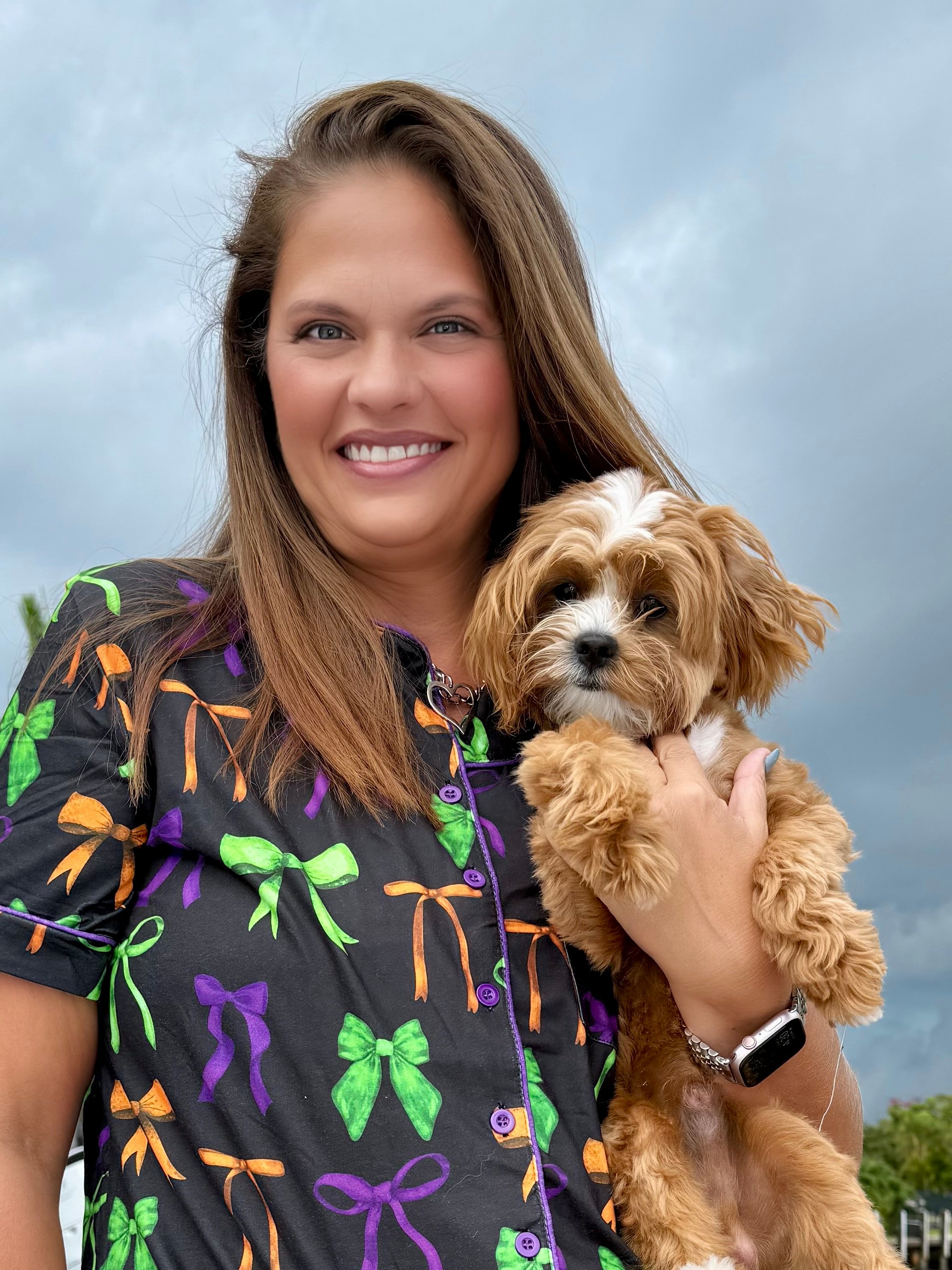 Bow Bewitched Ruffle Pajama Set  by Jess Lea - BFF Here