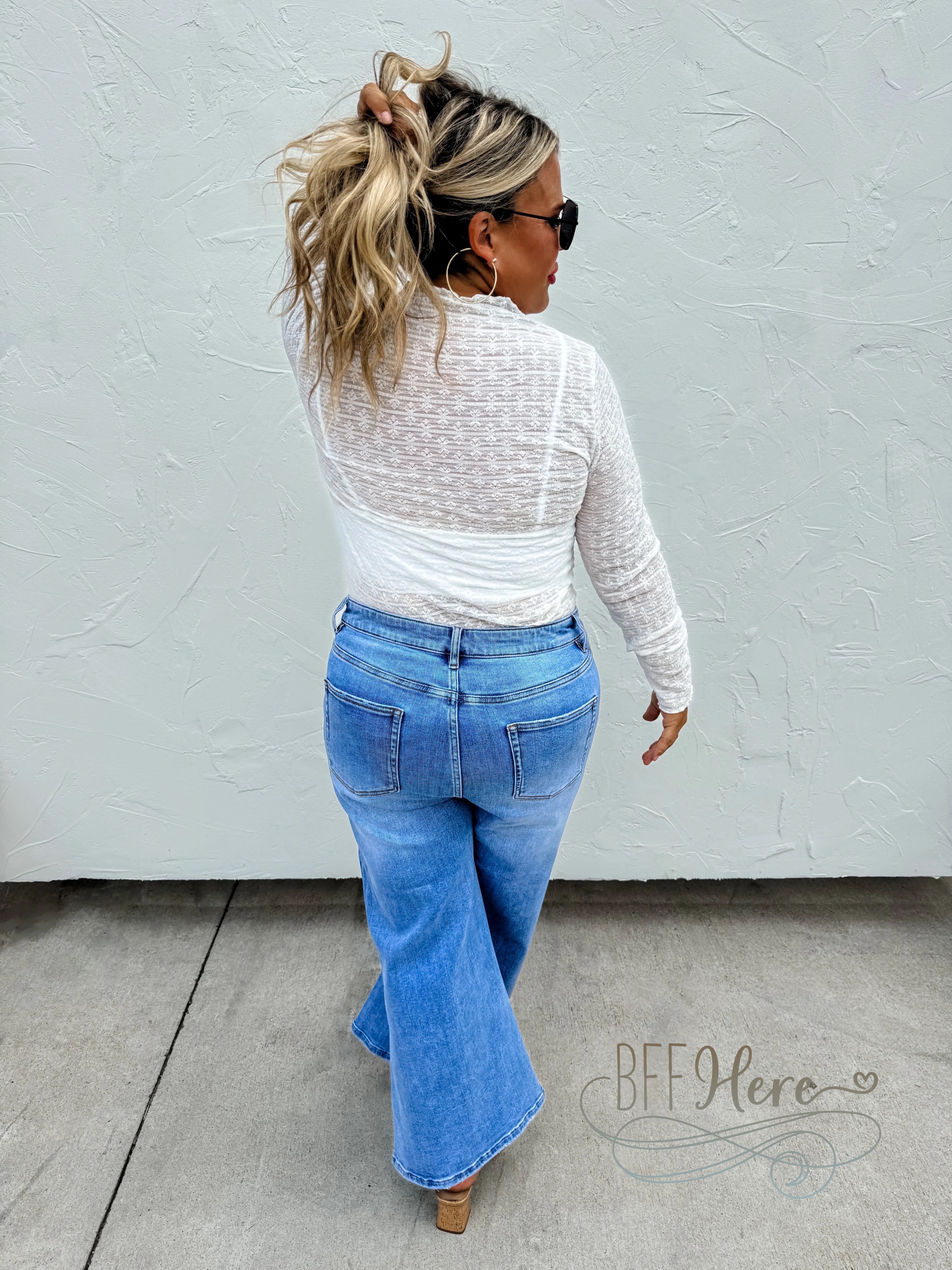 PREORDER: Juliette Lace Top by Blakeley / Choice of Color (Ships Middle of September) - BFF Here