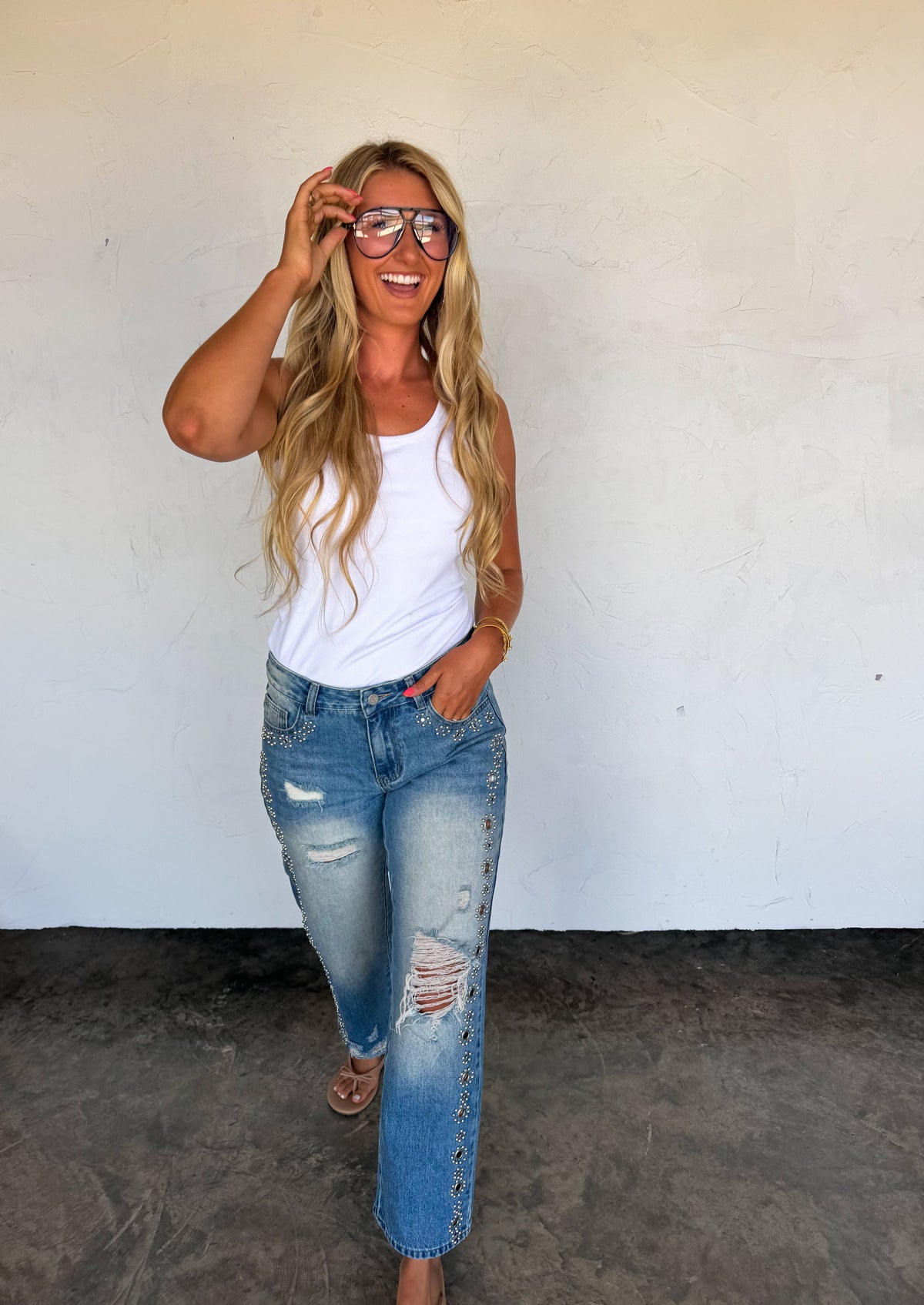 PREORDER: The Jagger Studded Jeans by Blakeley (ETA: January) - BFF Here