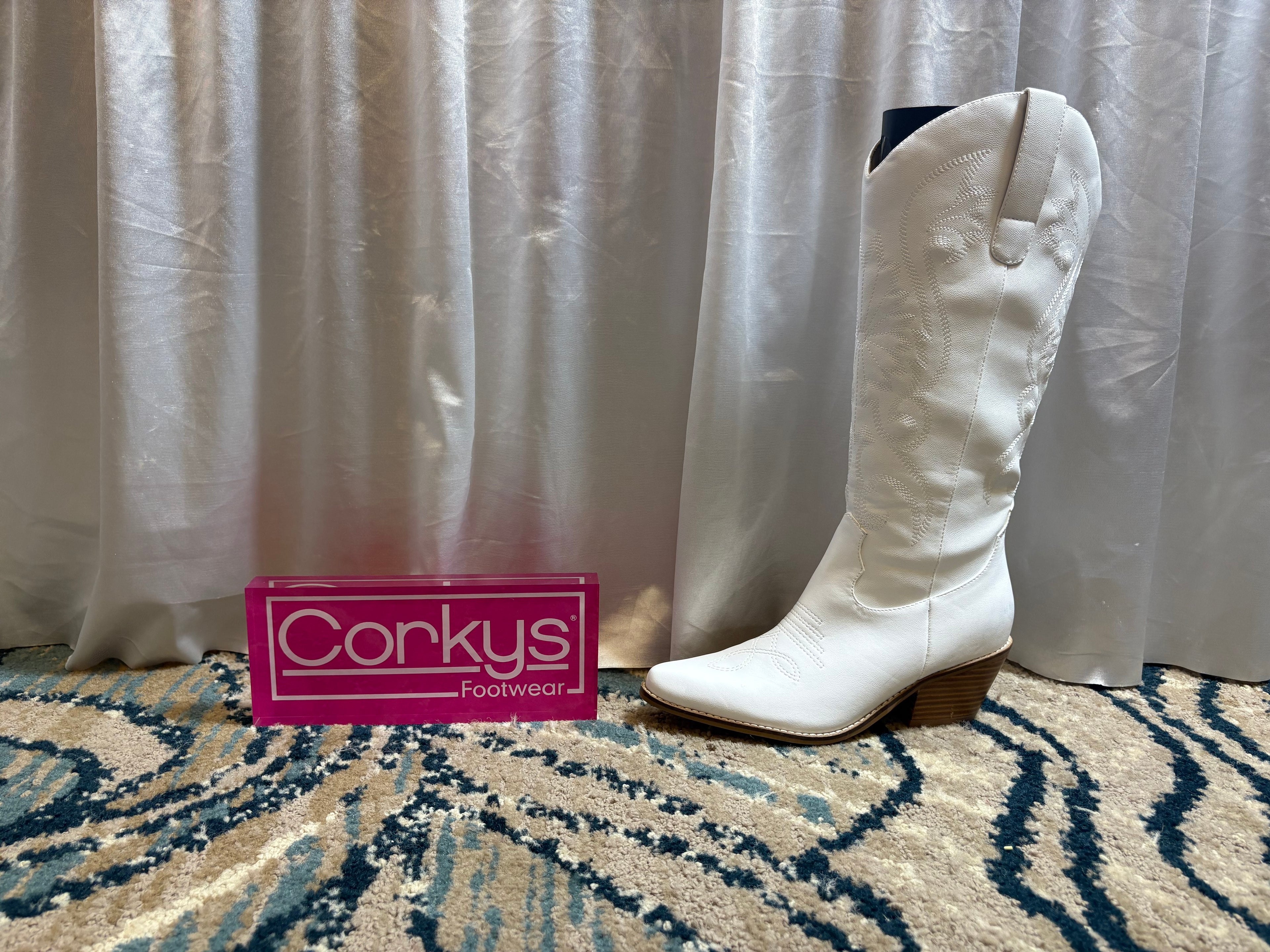 Just In Case / White Embossed by Corkys (ARRAY) --Ships in August - BFF Here