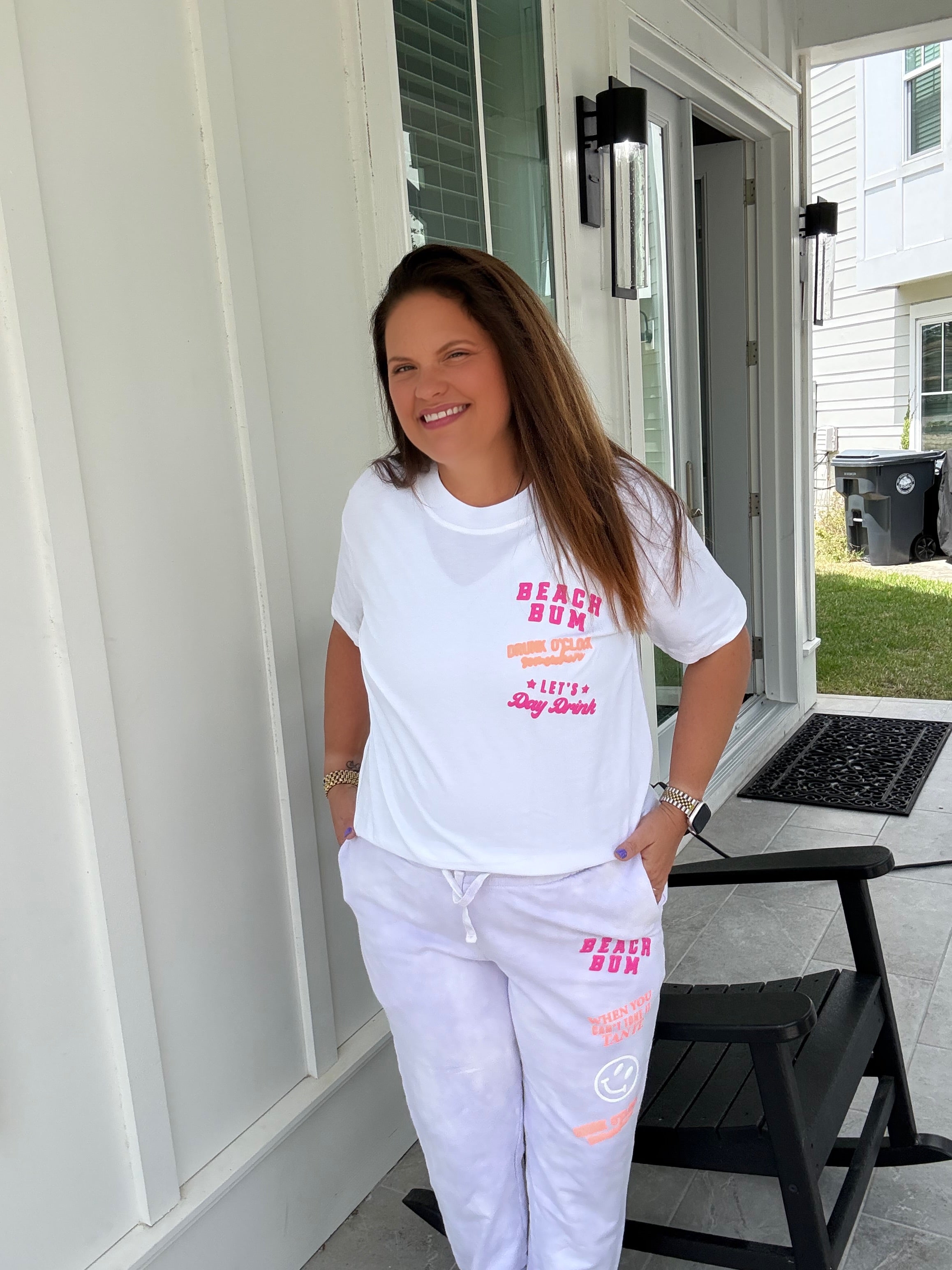 Beach Bum Tie Dye Patch Joggers by Southern Bliss (ARRAY) — Ships 2-3 weeks - BFF Here