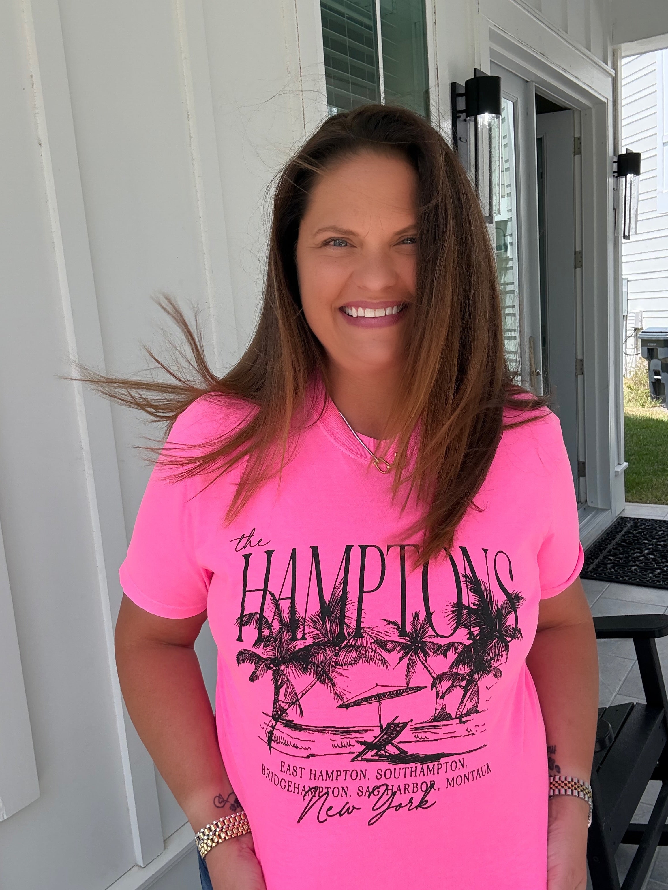 Hampton Hot Pink Tee by Southern Bliss (ARRAY) - BFF Here