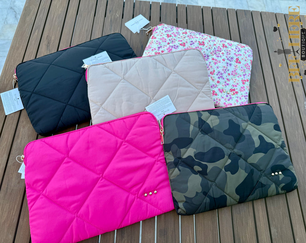 Palmer Puffer Laptop Sleeve by Pretty Simple (Choice of Color) - BFF Here
