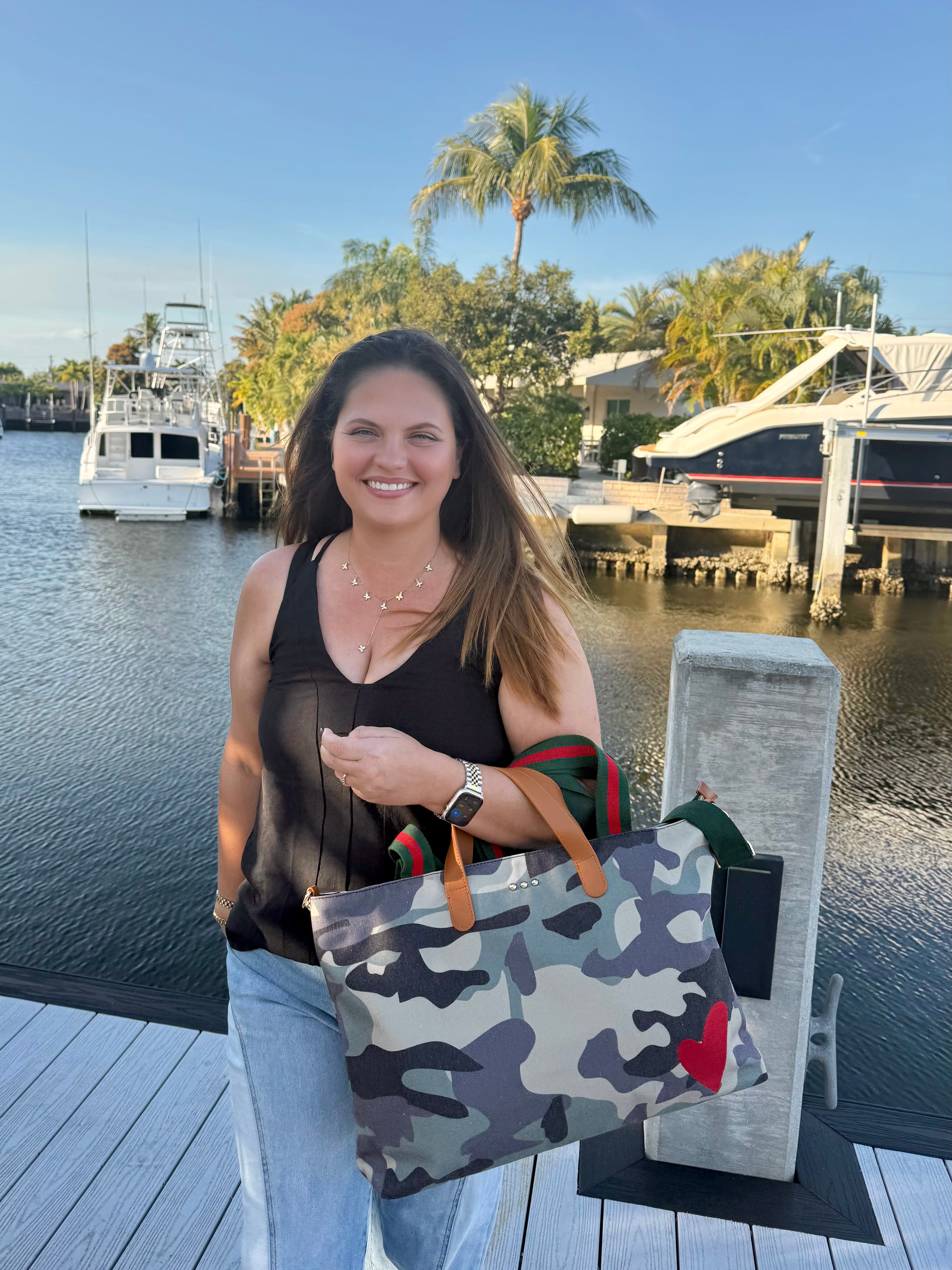 Chelsie Canvas Tote by Pretty Simple - BFF Here