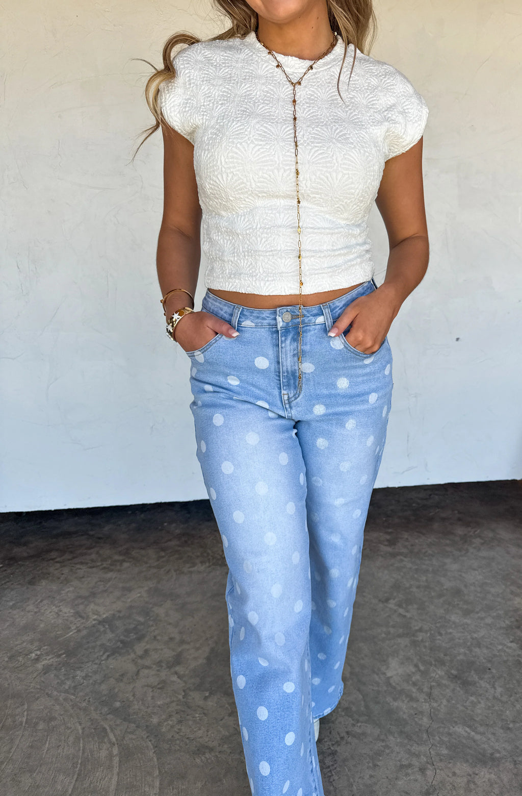 PREORDER: Spot On Polkas Dot Jeans by Blakeley (ETA: July)