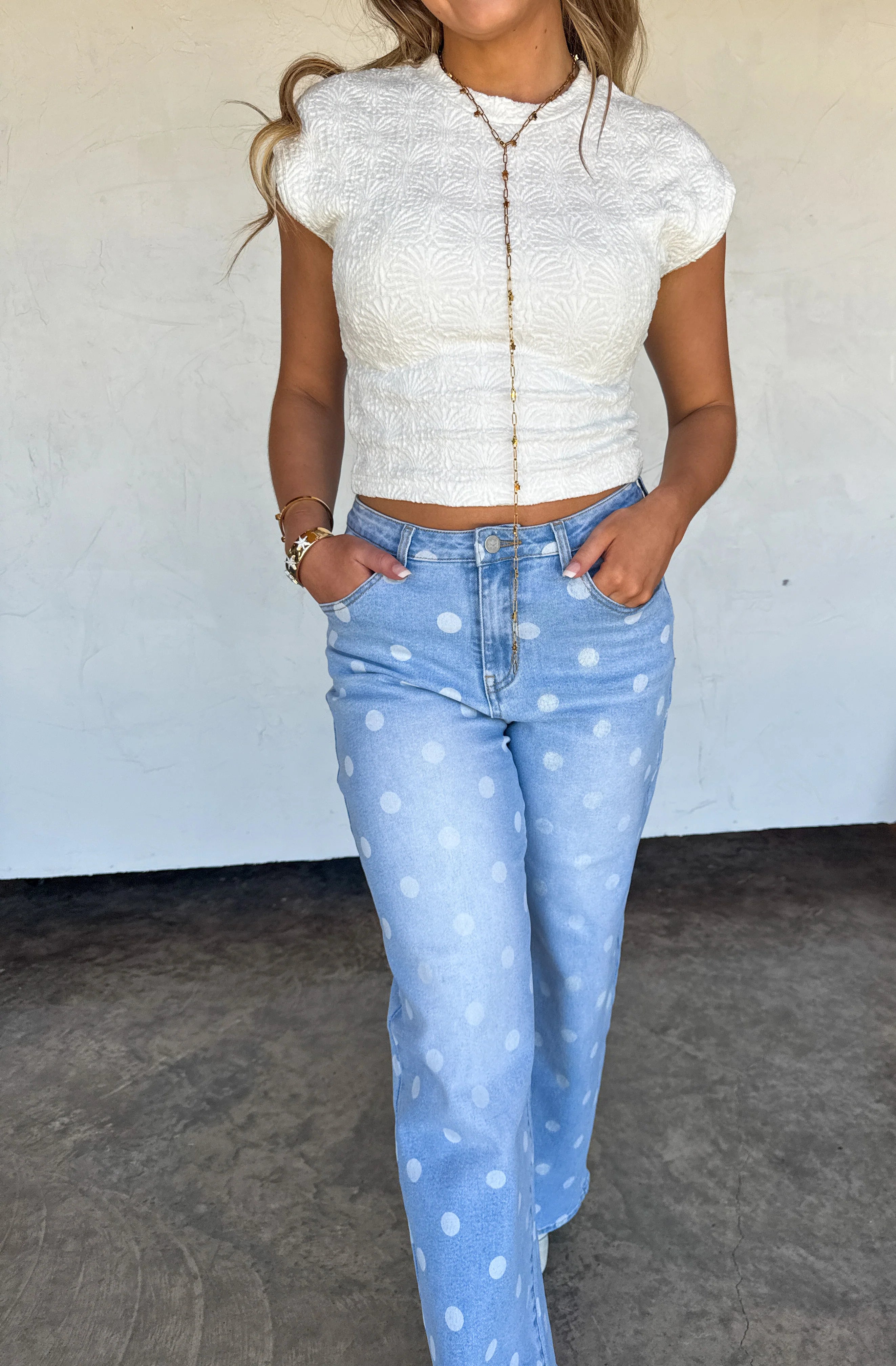 PREORDER: Spot On Polkas Dot Jeans by Blakeley (ETA: July)