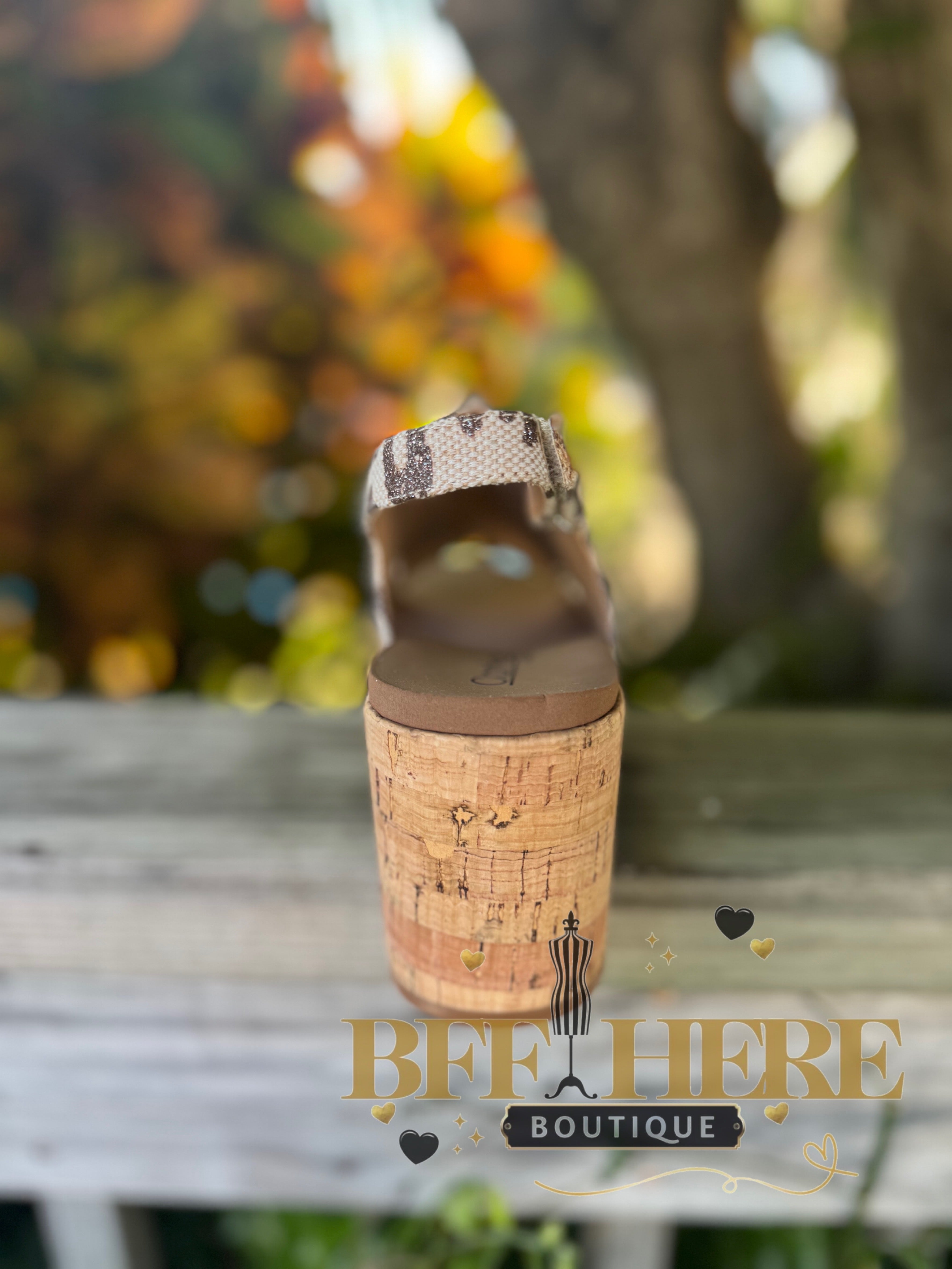 Miss Carly — Tan Sparkle Leopard by Corkys - BFF Here