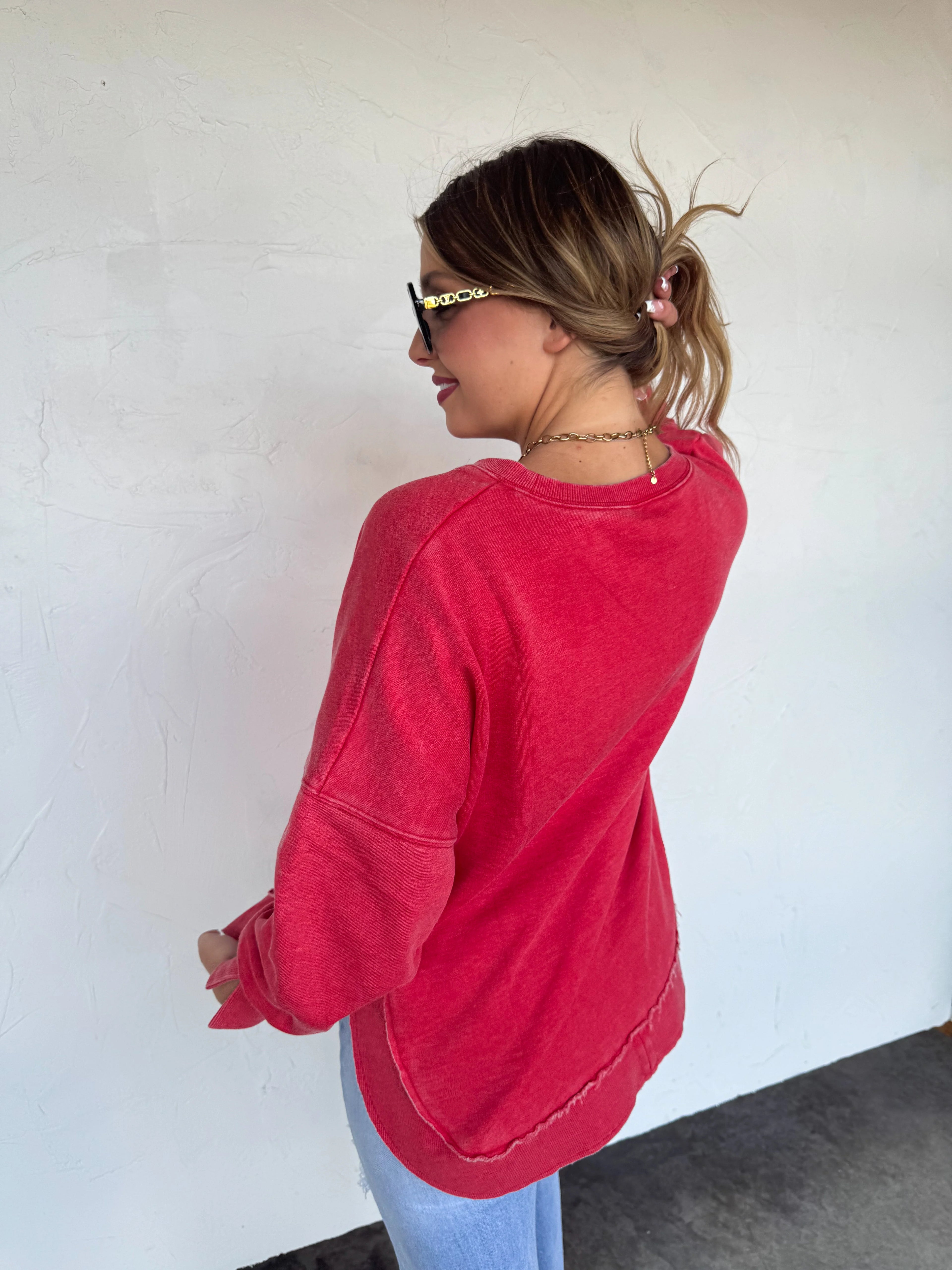 PREORDER: Joss Washed Sweatshirt by Blakeley (ETA: Late November) - BFF Here
