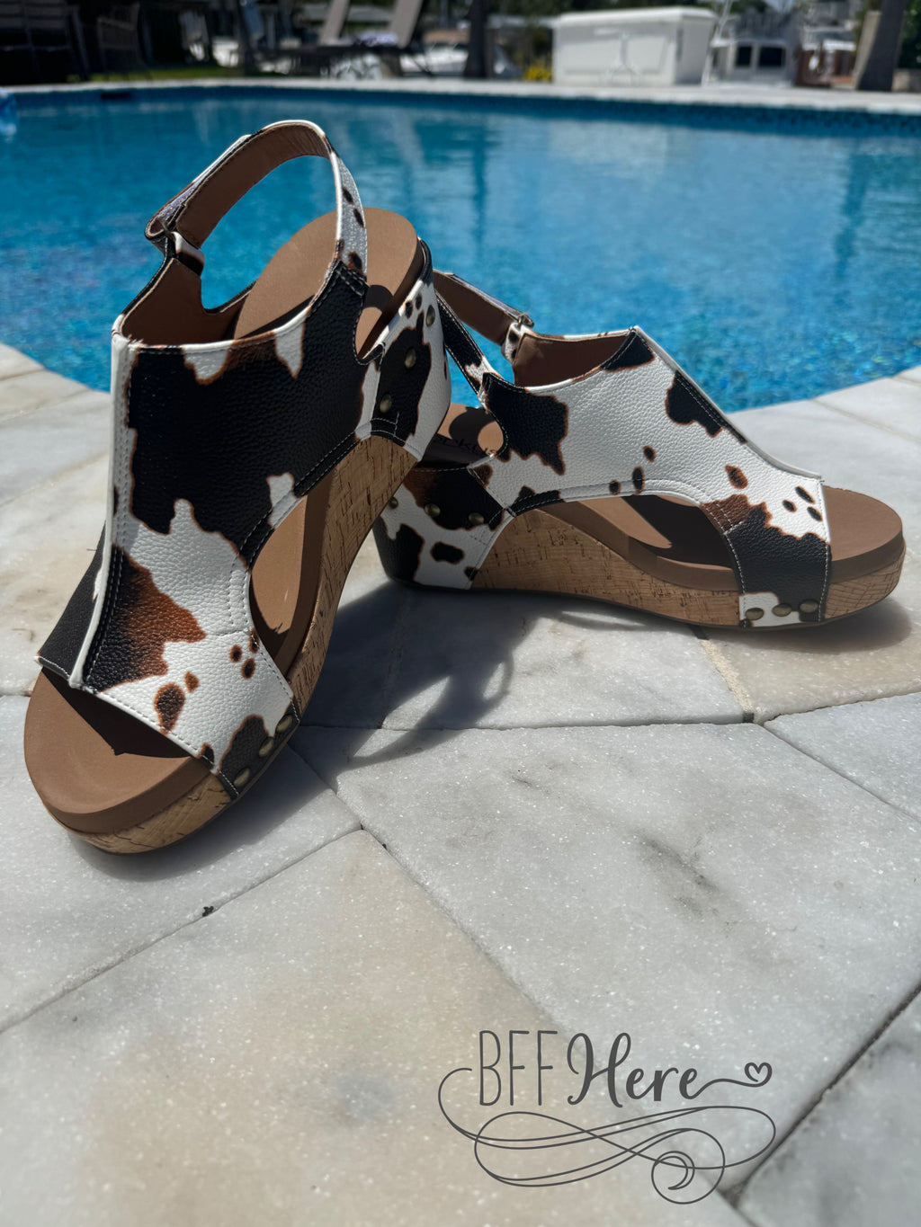 Carley - Cow Smooth by Corkys - BFF Here