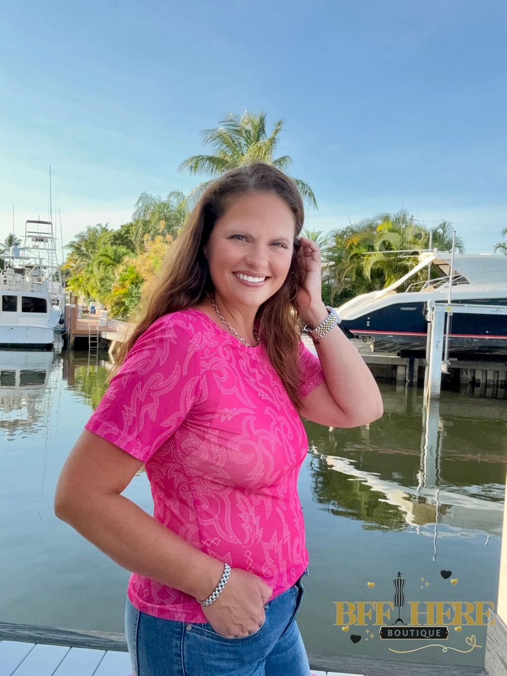 Let’s Go Girls Mesh Top by Sterling Kreek - BFF Here