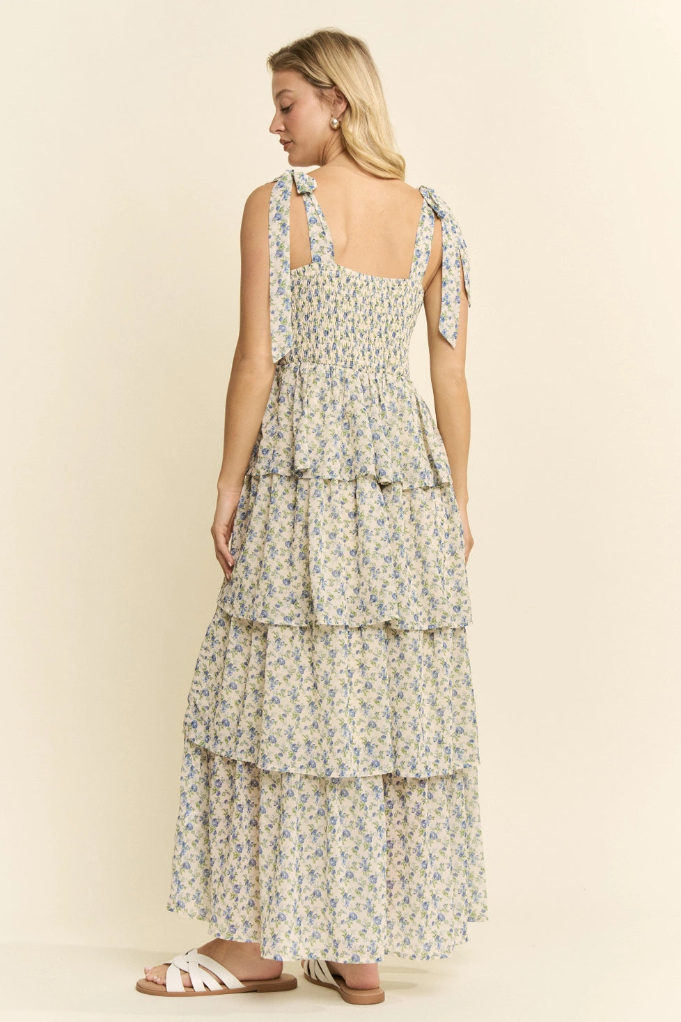 Floral Print Tiered Dress by Jade by Jane - BFF Here