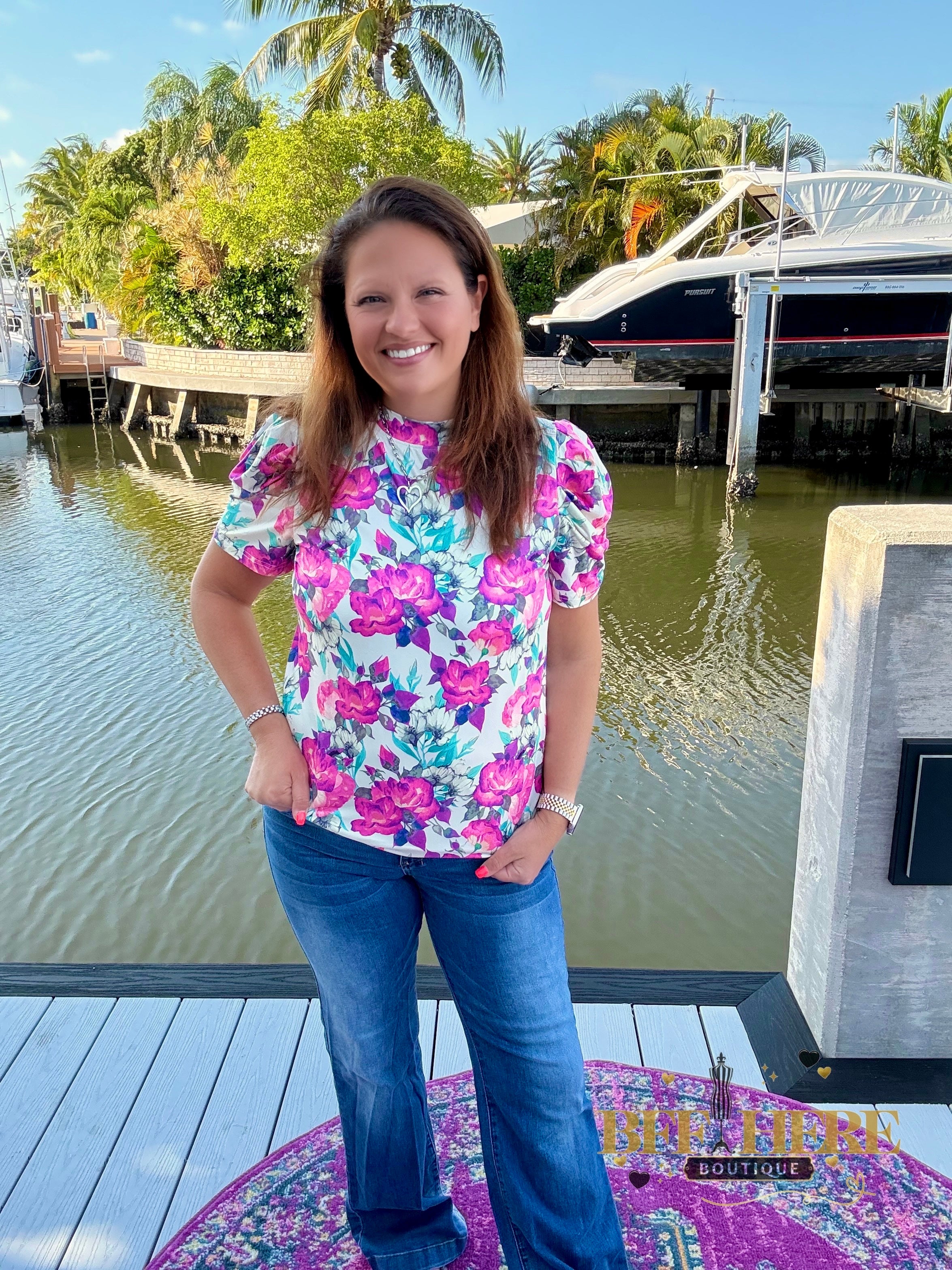 Life Is A Flower Top by Sterling Kreek - BFF Here