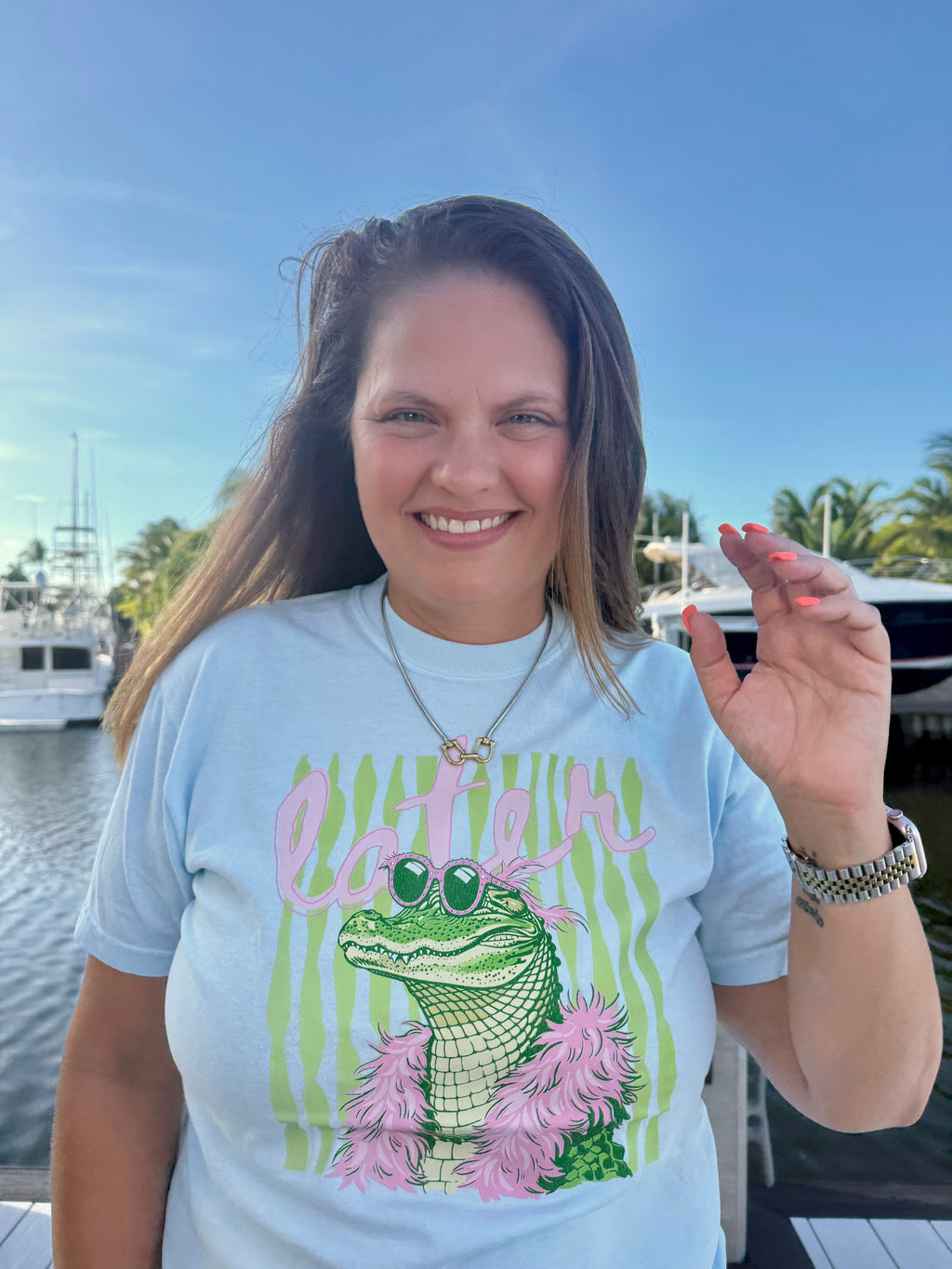 Boujee Gator Tee - BFF Here