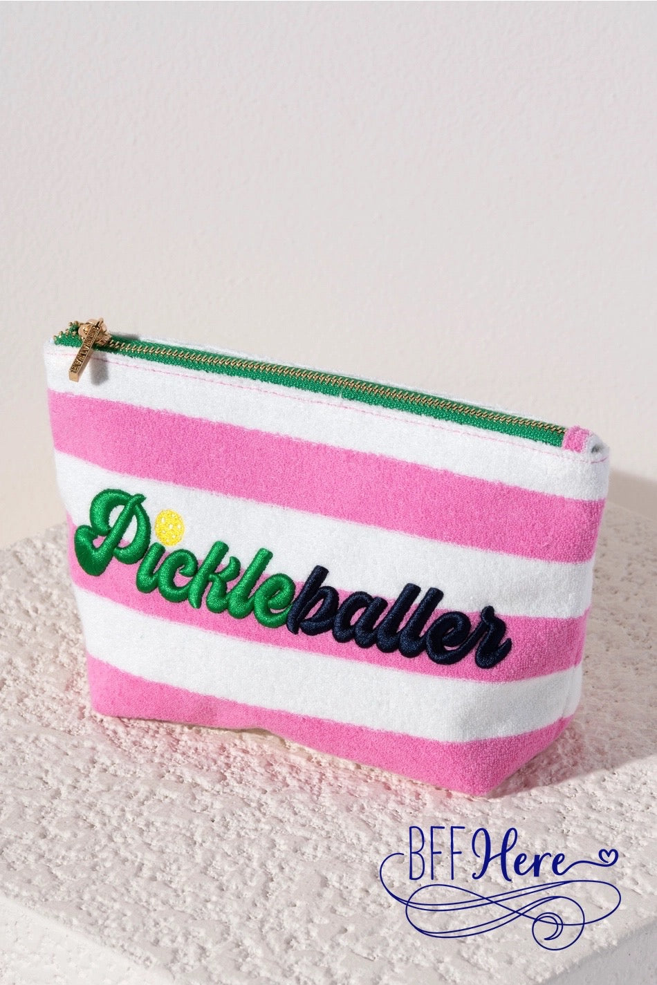 Serve & Store: The Pickleballer Zip Pouch - BFF Here