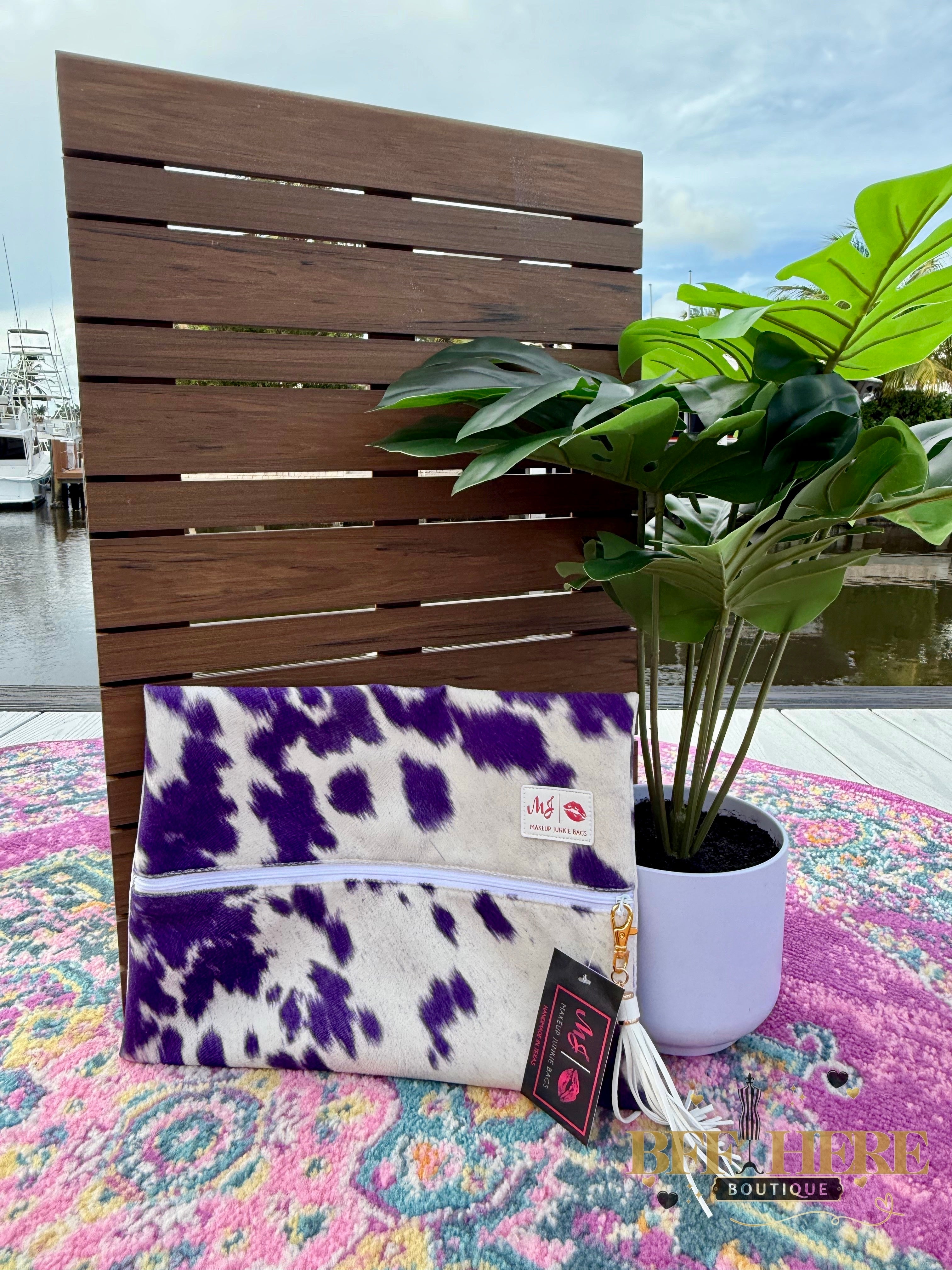 Violet Vaquero by Makeup Junkie Bags (Choice of Size) - BFF Here