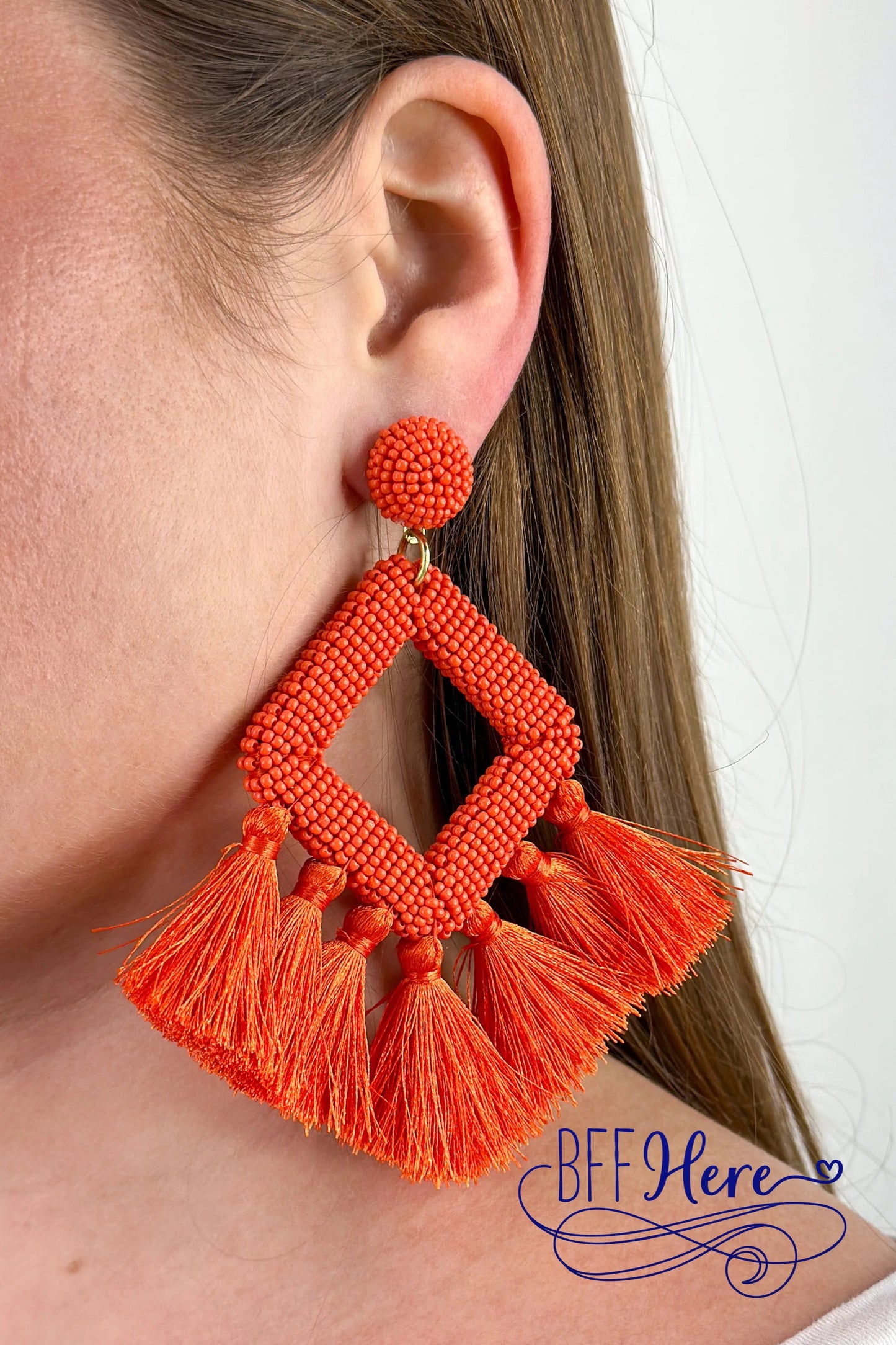 Ellie Fringe Drop Earrings - BFF Here