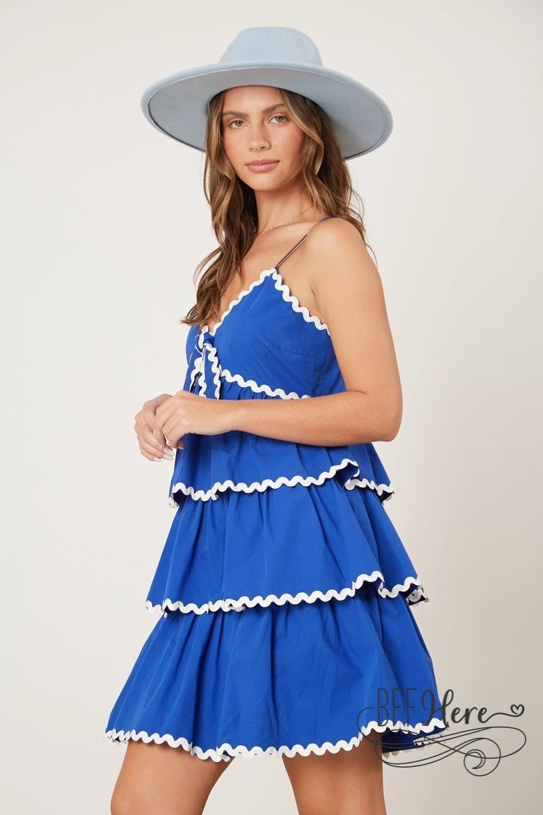 Chic Scallop-Trim Sundresses / Choice of Color - BFF Here