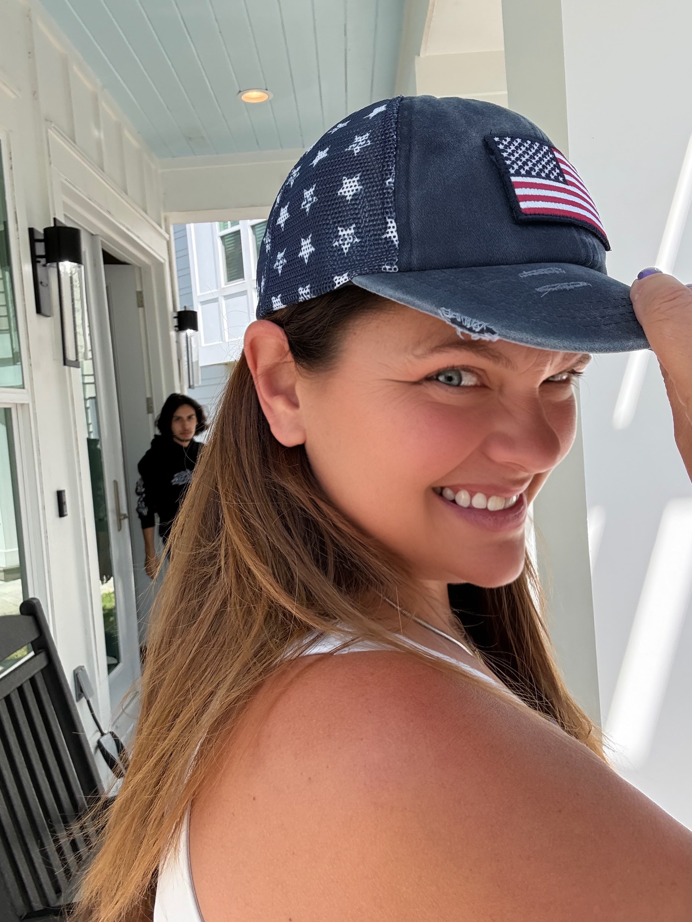 American Flag Trucker Hat by Judson & Co. (ARRAY) — Ships 2-3 weeks - BFF Here
