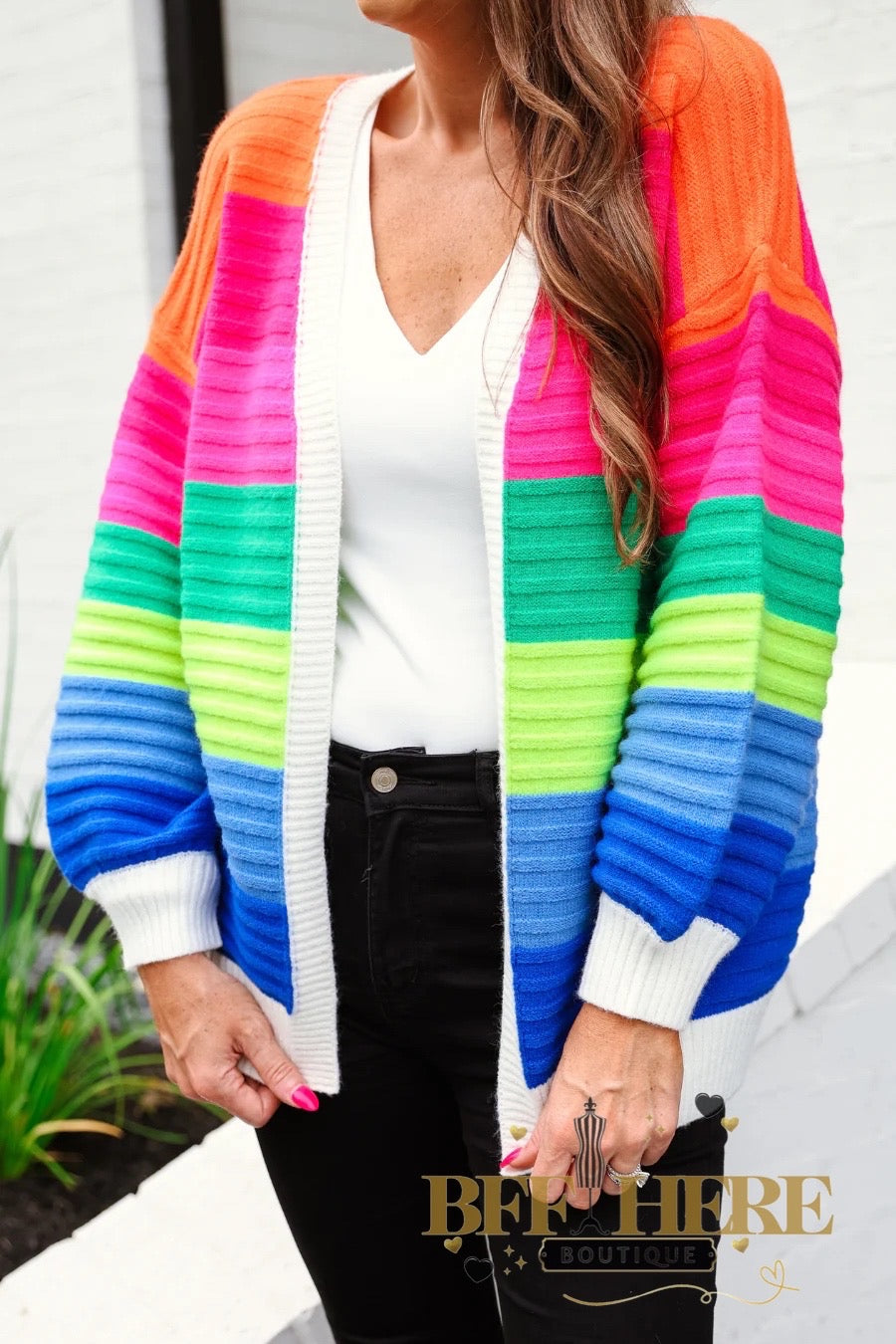 Rainbow Dreams Cardigan by Jess Lea