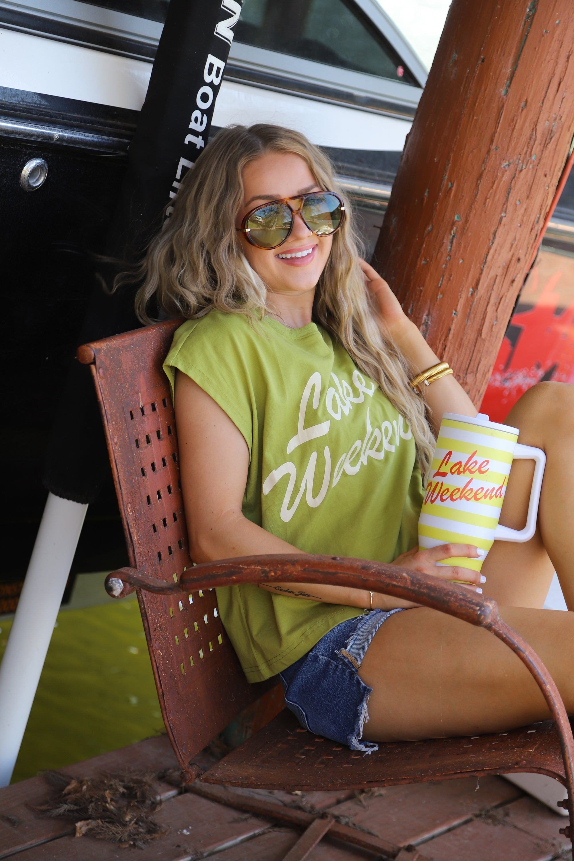 PREORDER- LAKE WEEKEND TEE by Blakeley (ETA JUNE) - BFF Here