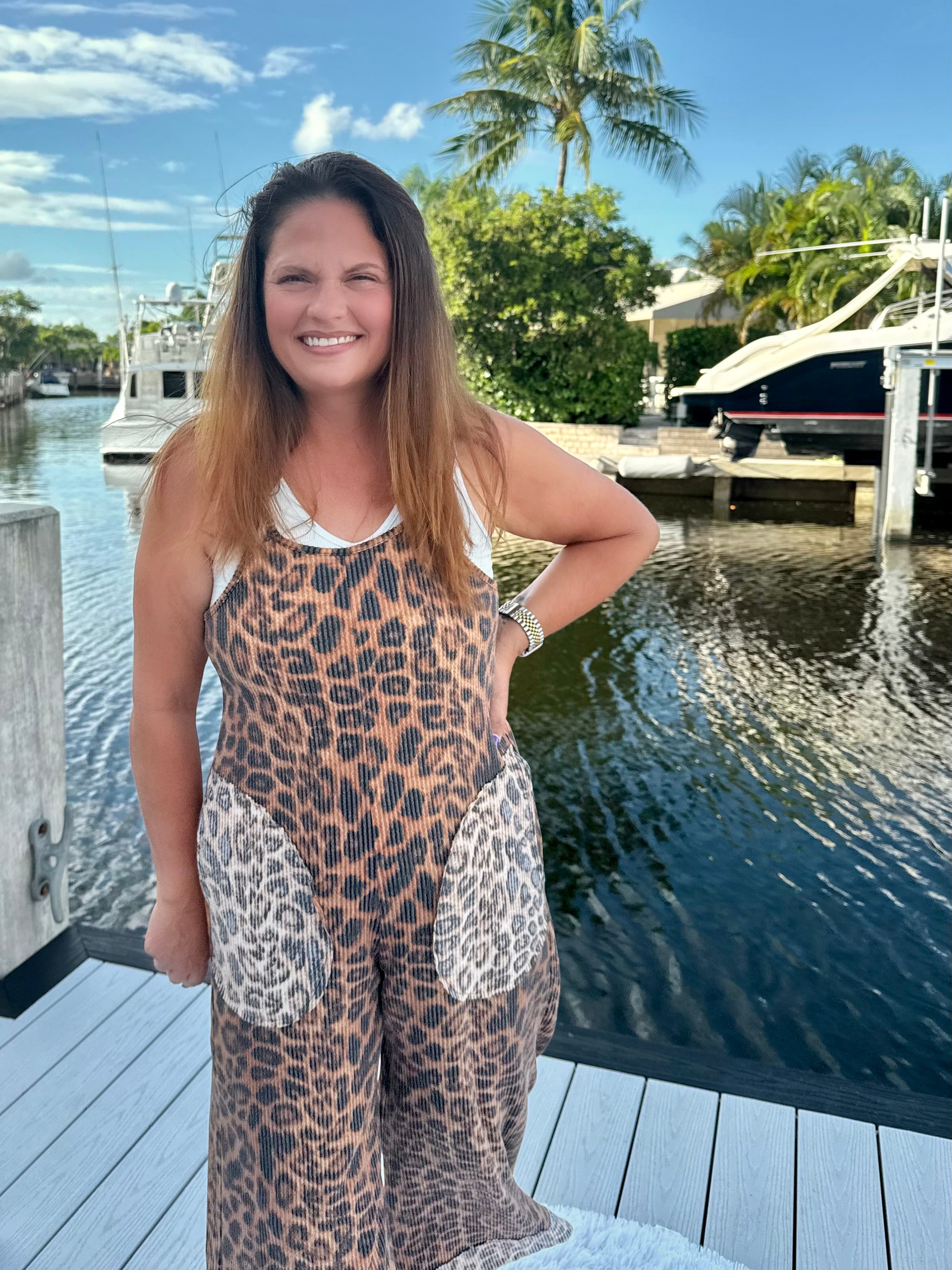 Ricki Cheetah Romper by Blakeley - BFF Here