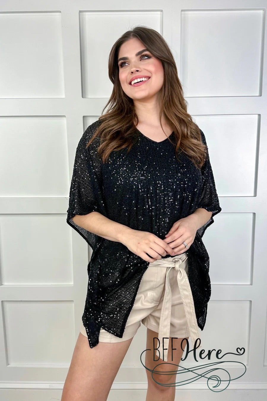 New York Minute Faux Leather Shorts / Taupe by Jess Lea - BFF Here