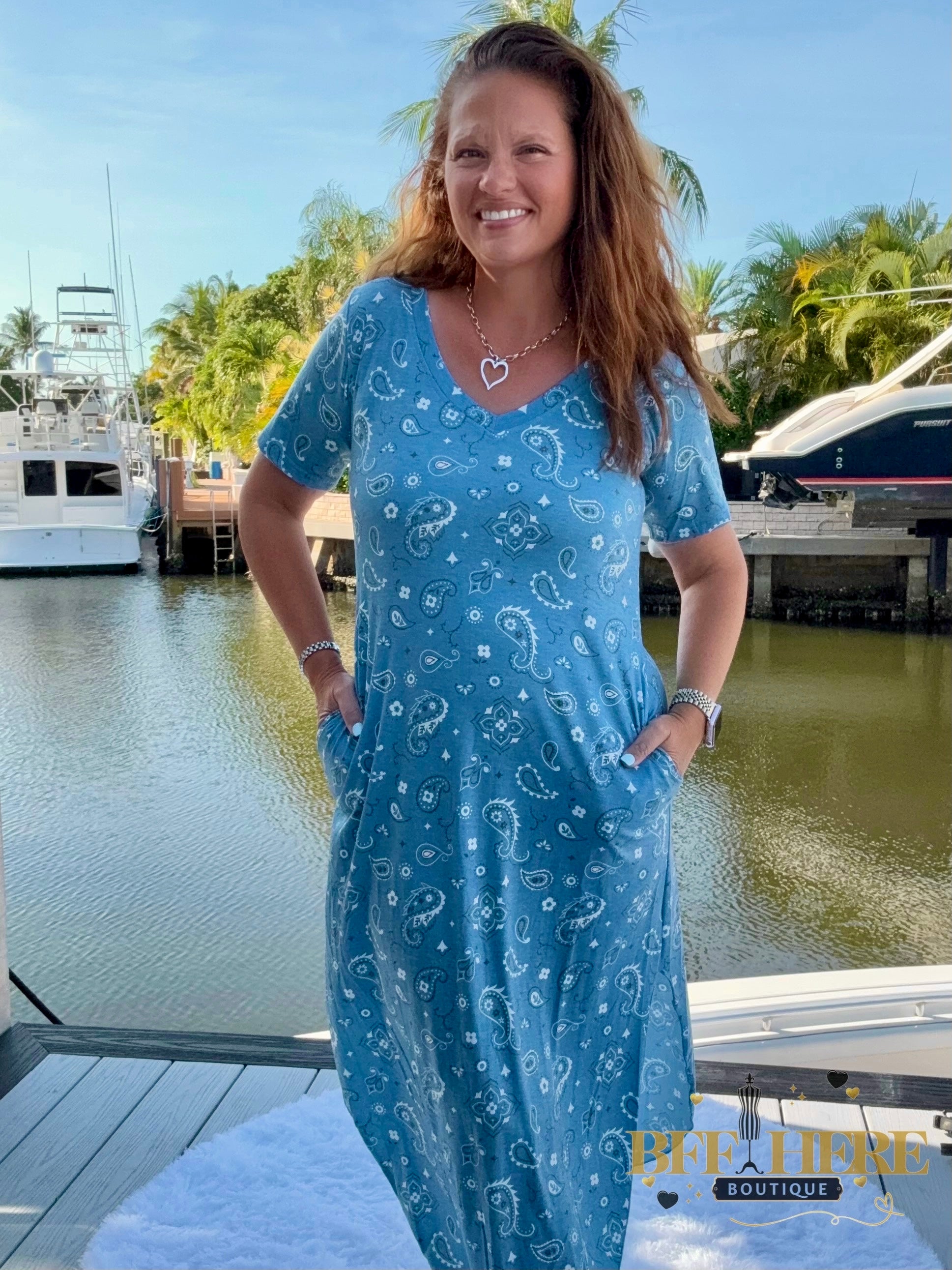 Bandana Babe Maxi Dress by Sterling Kreek - BFF Here