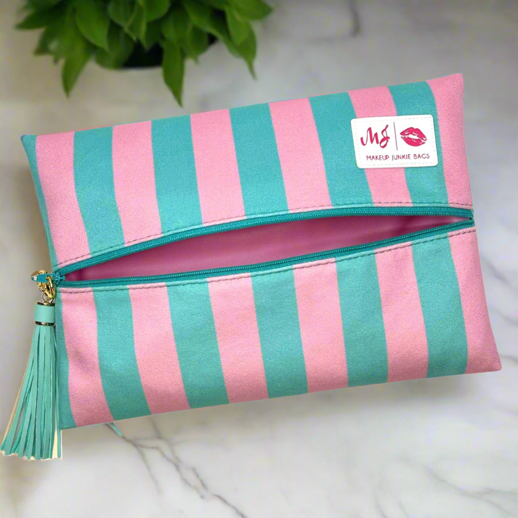 Cabana Mint by Makeup Junkie Bags - BFF Here