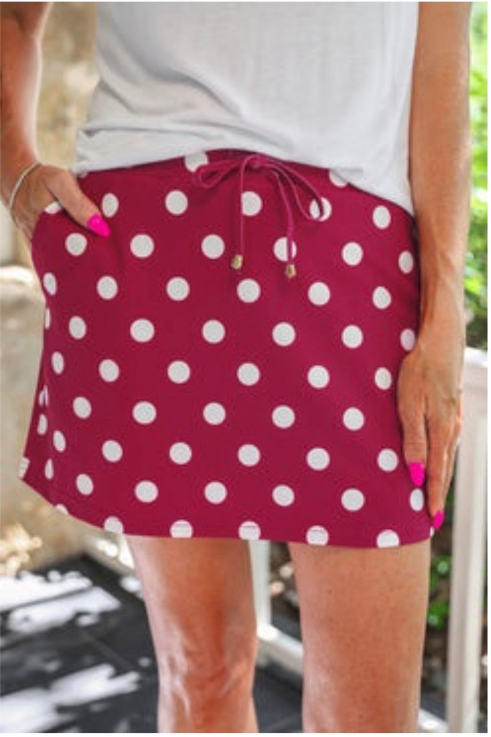 PREORDER: Burgundy Polka Dot by Jess Lea (ETA: July)