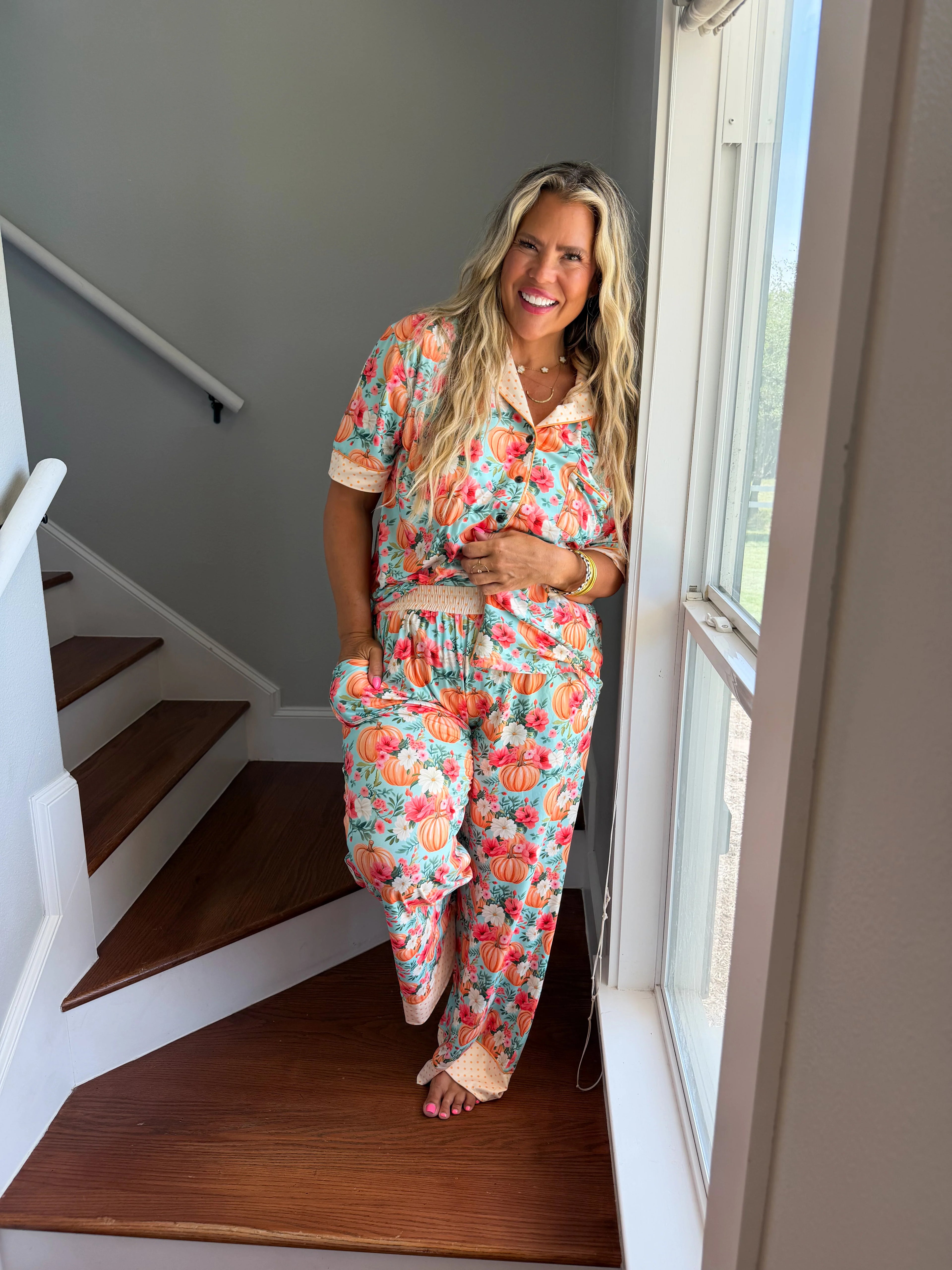 PREORDER: Home Gathering Luxe PJ Set by Blakeley (ETA: October)